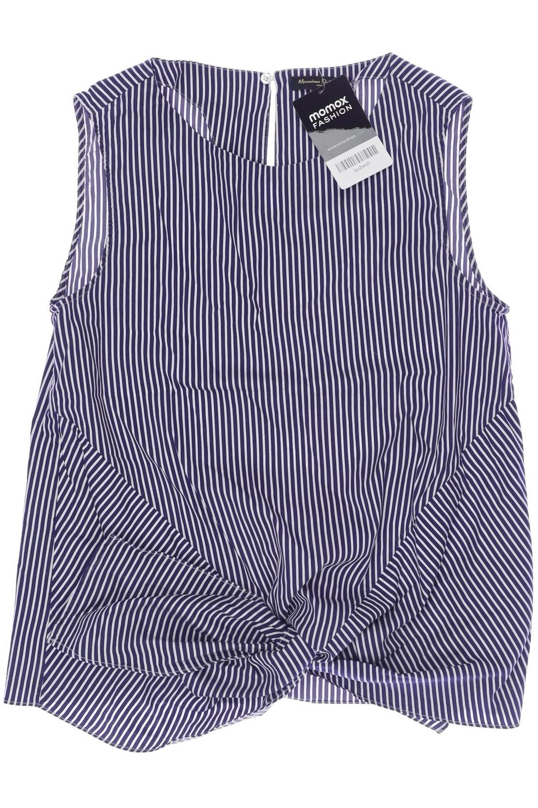 

Massimo Dutti Damen Top, marineblau, Gr. 36