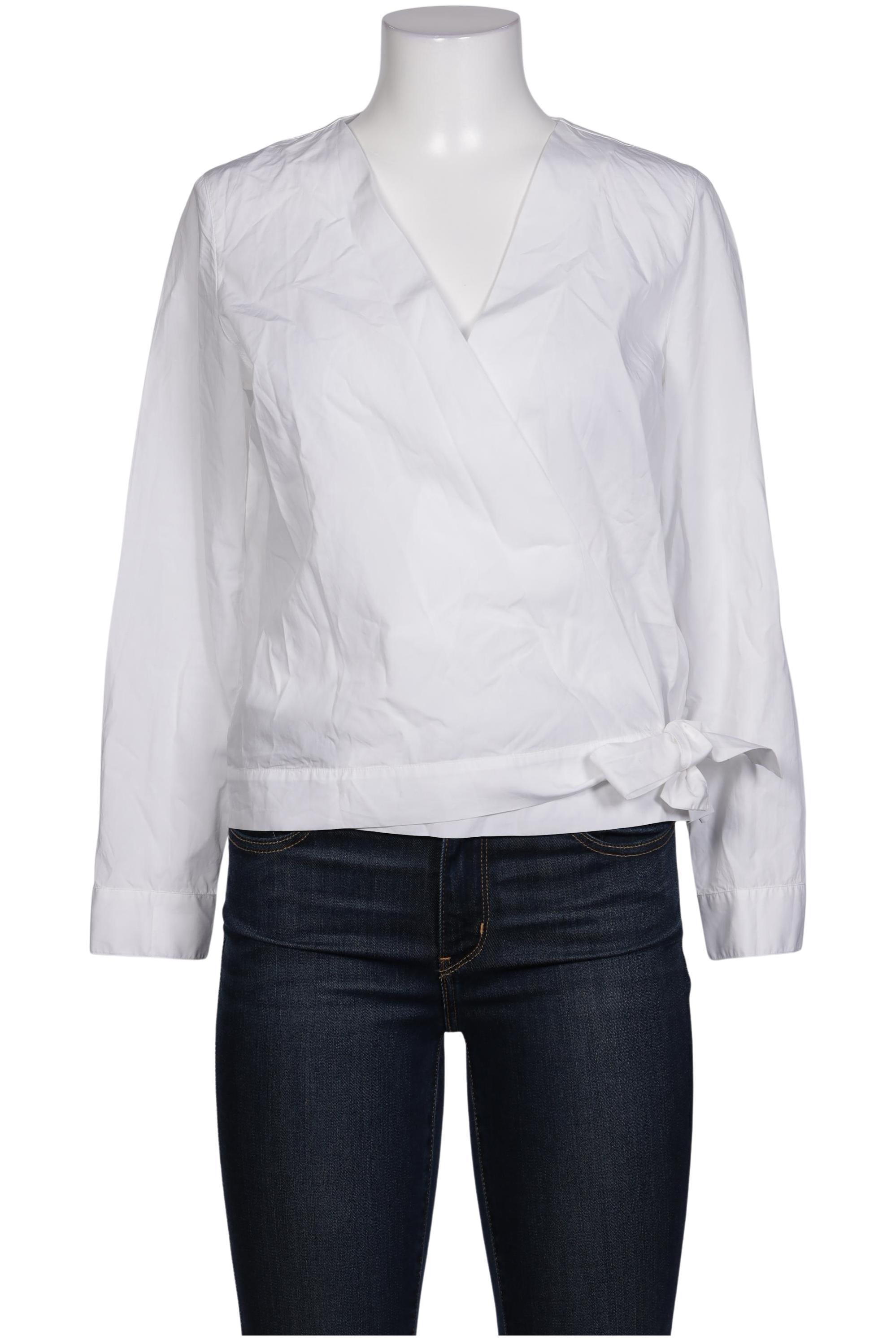 

Massimo Dutti Damen Bluse, weiß, Gr. 40