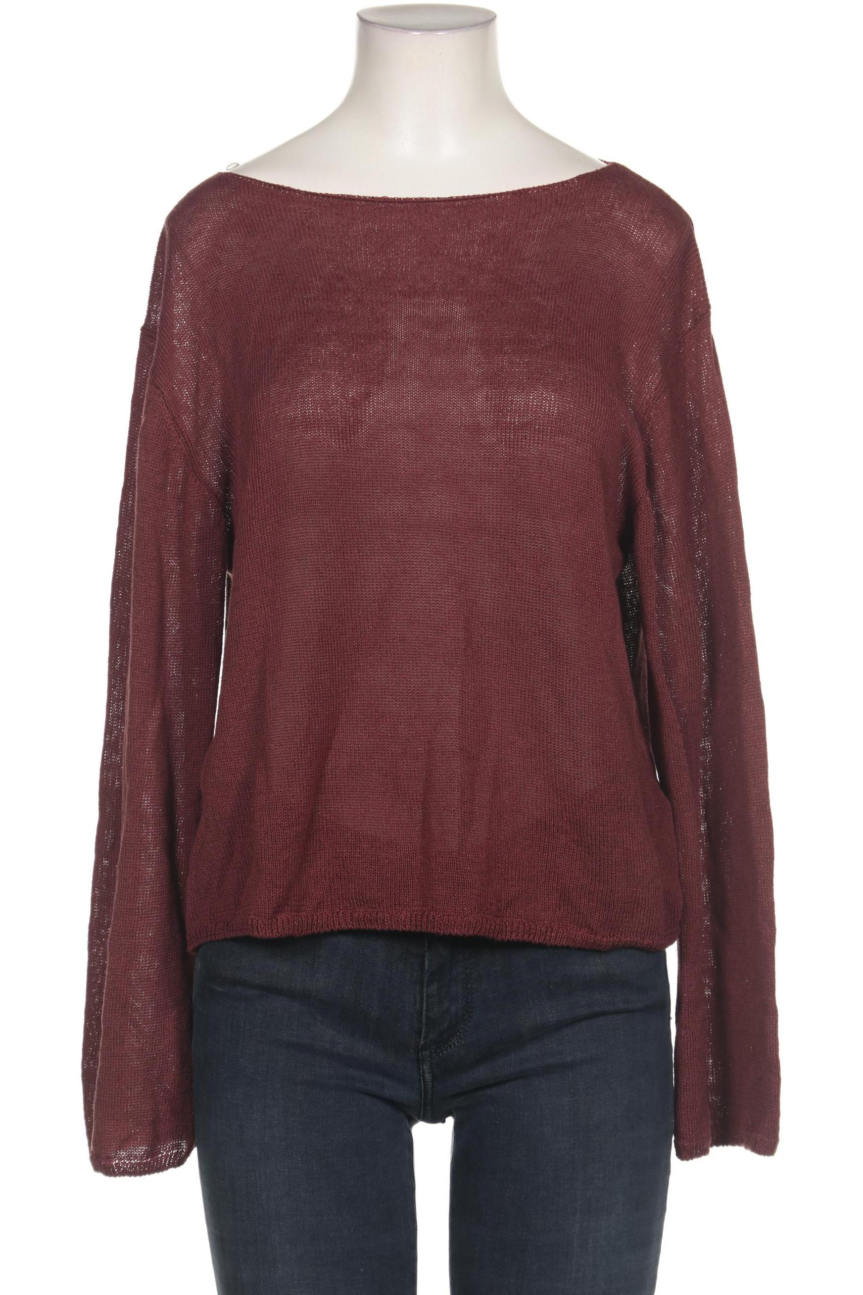 

Massimo Dutti Damen Pullover, bordeaux, Gr. 36