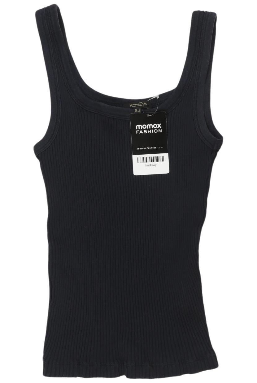 

Massimo Dutti Damen Top, marineblau, Gr. 34
