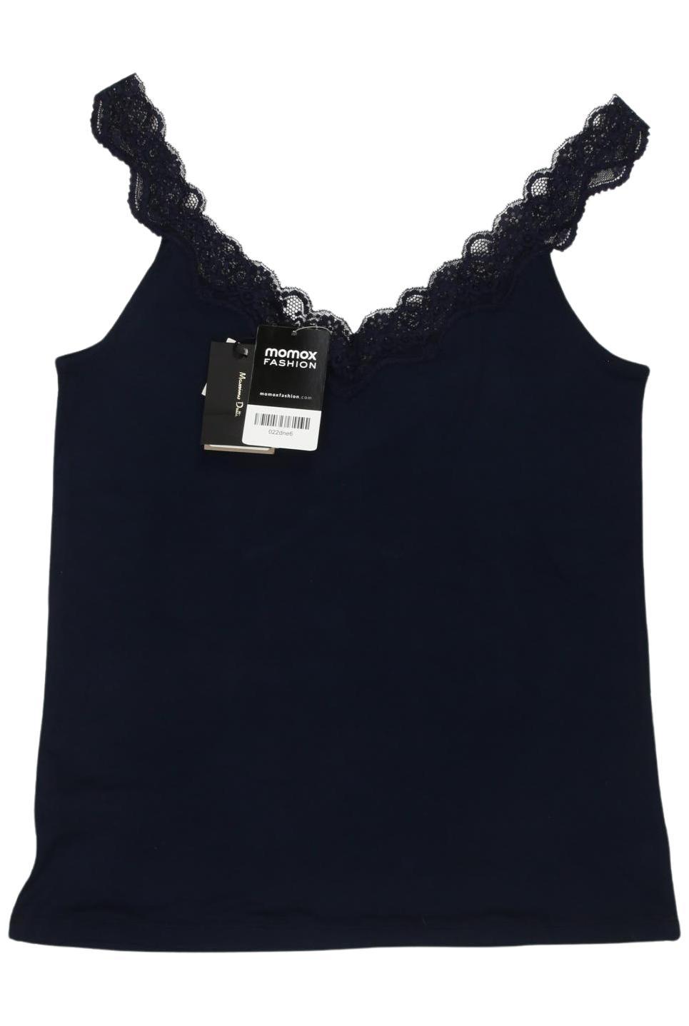 

Massimo Dutti Damen Top, marineblau, Gr. 42