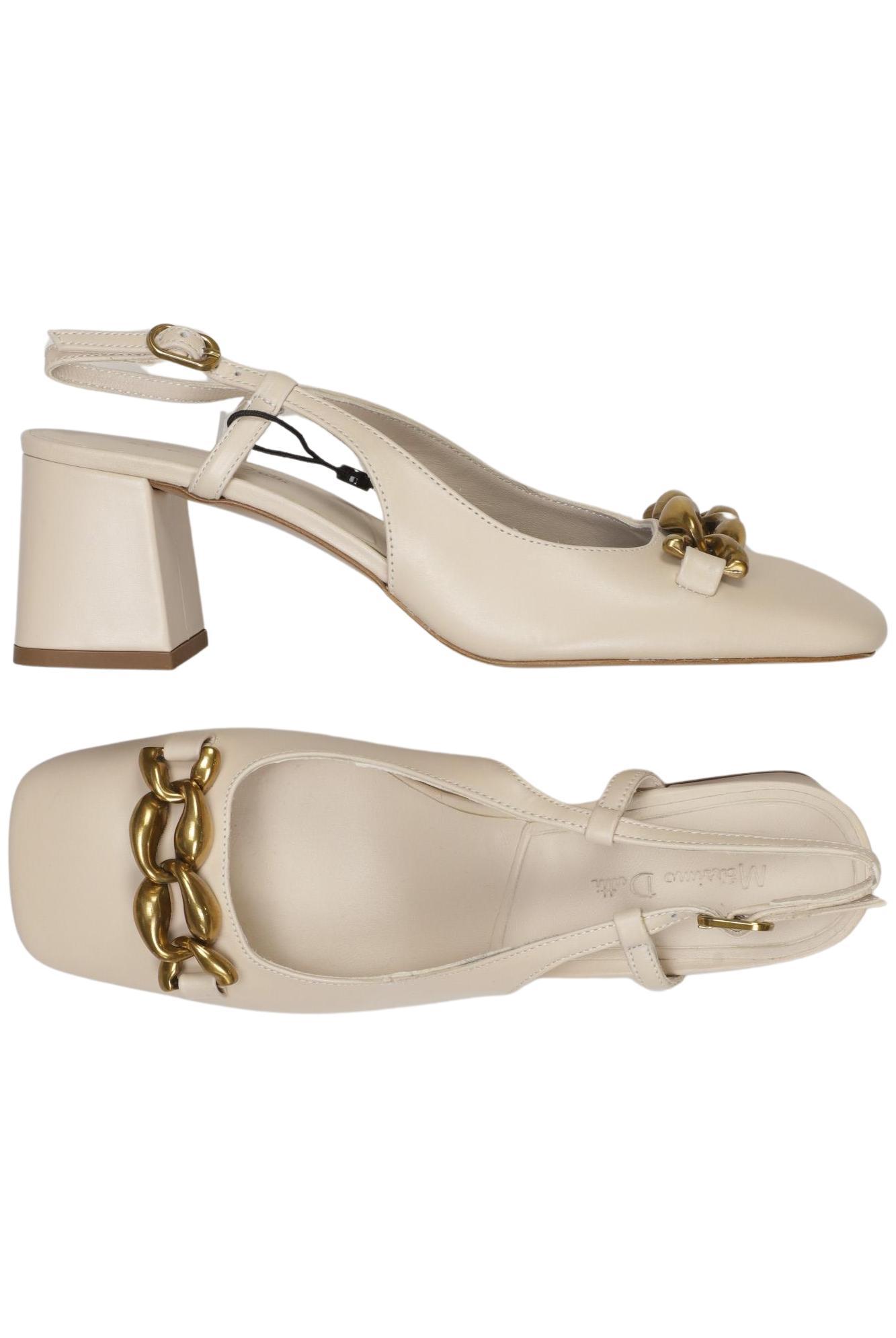 

Massimo Dutti Damen Pumps, cremeweiß, Gr. 38