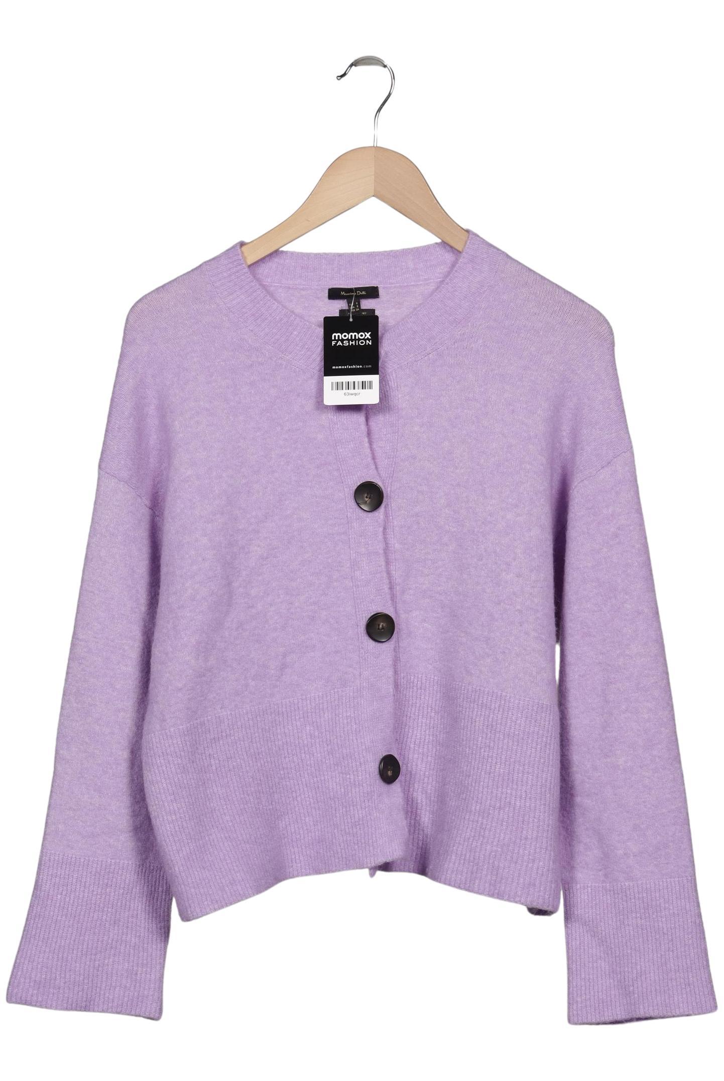 

Massimo Dutti Damen Strickjacke, flieder, Gr. 36