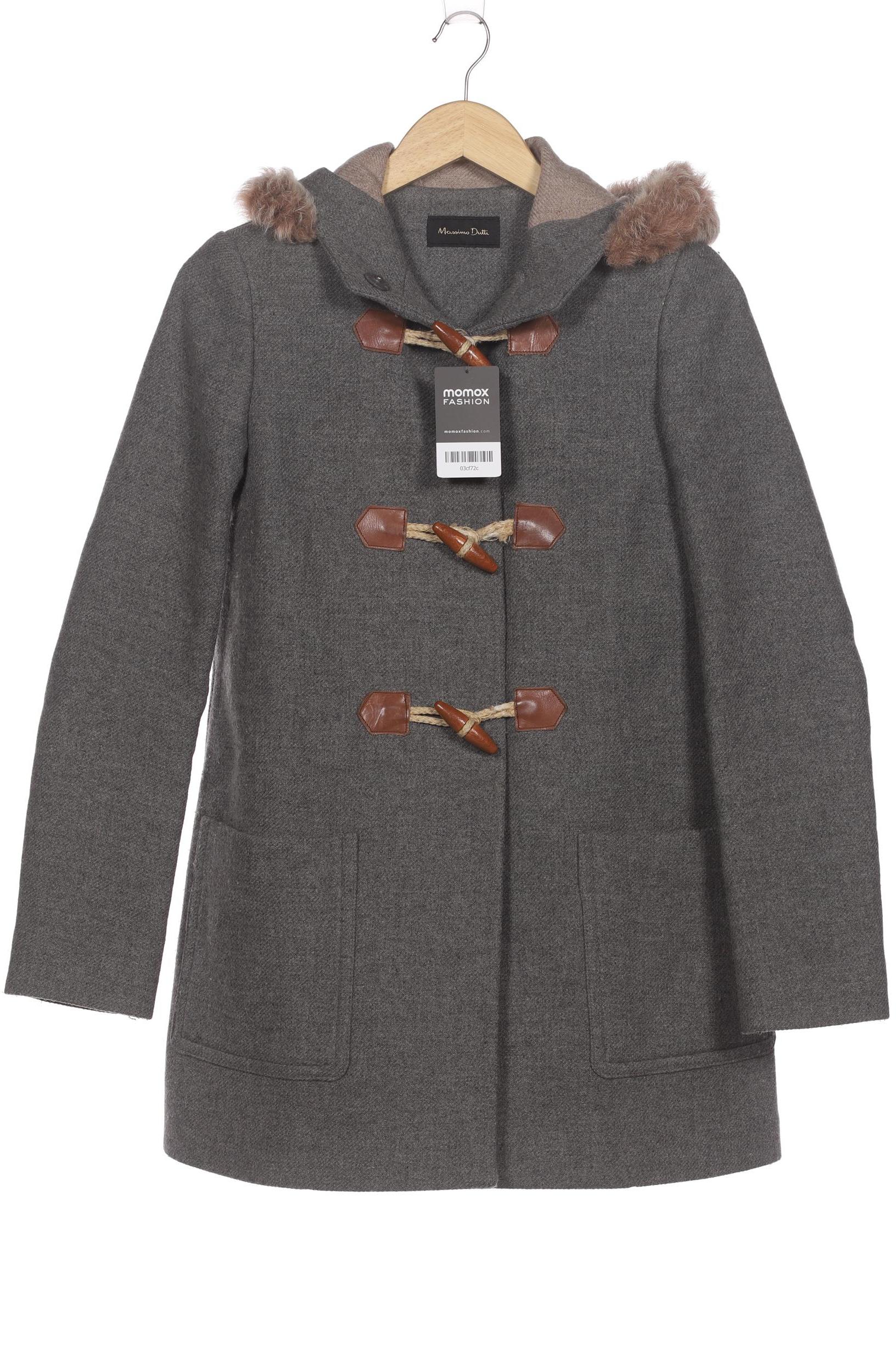 

Massimo Dutti Damen Mantel, grau, Gr. 38