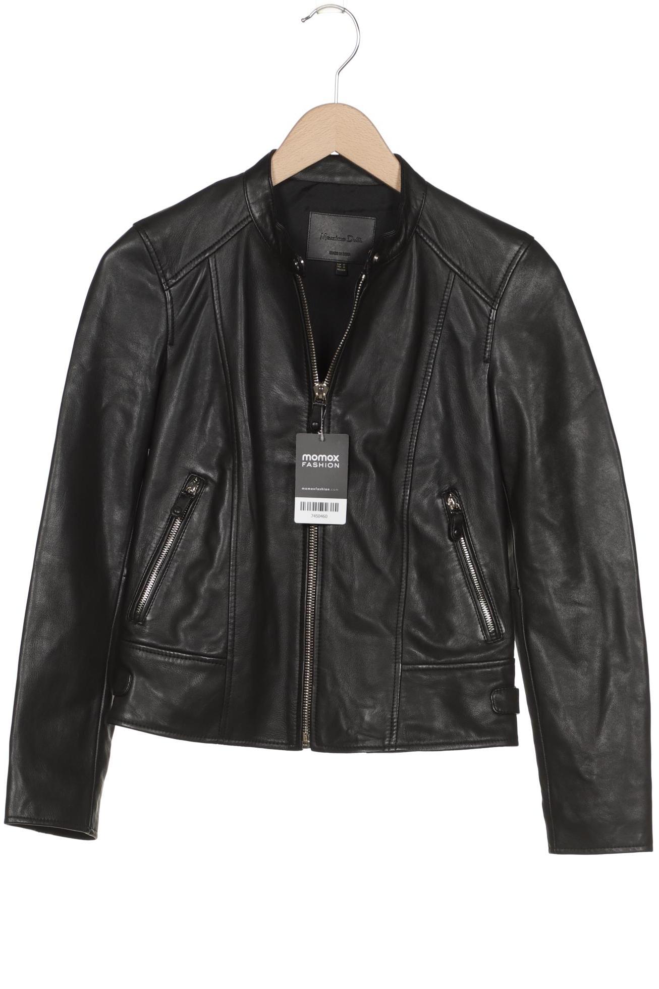 

Massimo Dutti Damen Jacke, schwarz, Gr. 34