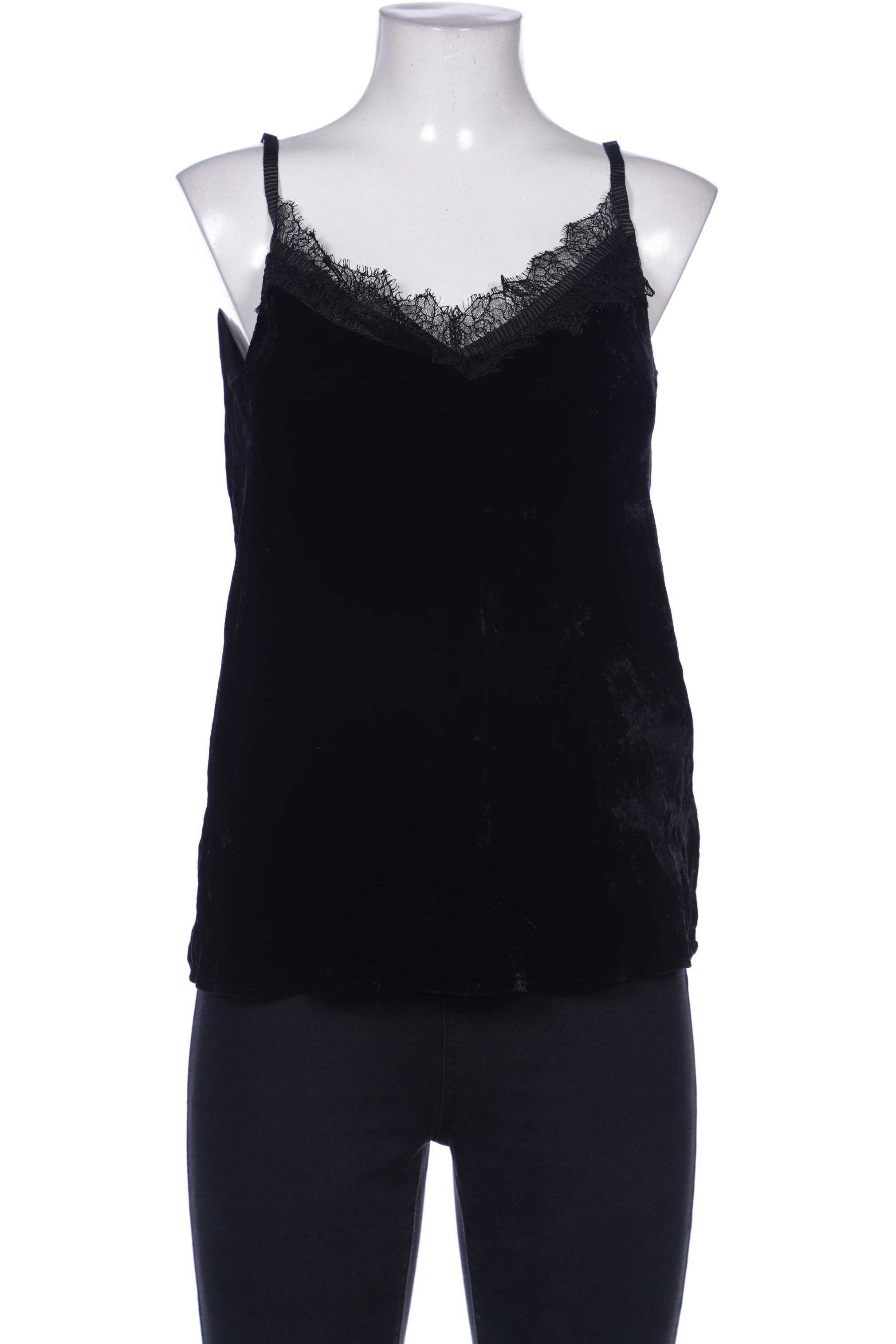 

Massimo Dutti Damen Top, schwarz, Gr. 40