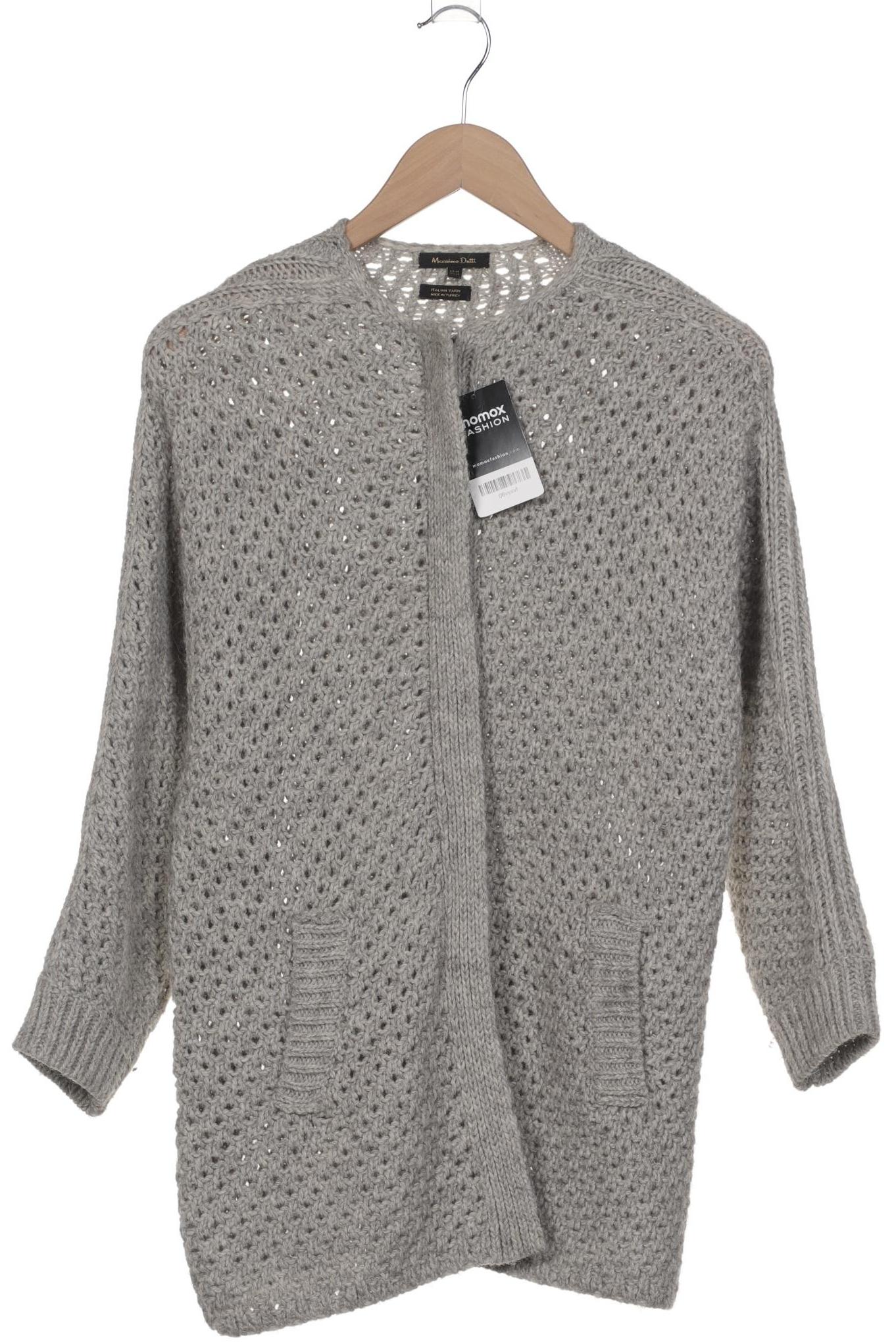 

Massimo Dutti Damen Strickjacke, grau, Gr. 34