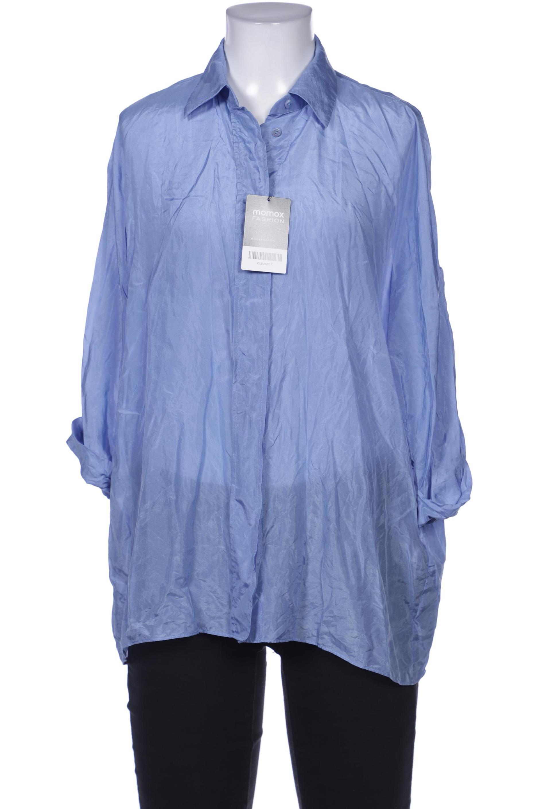 

Massimo Dutti Damen Bluse, blau, Gr. 34