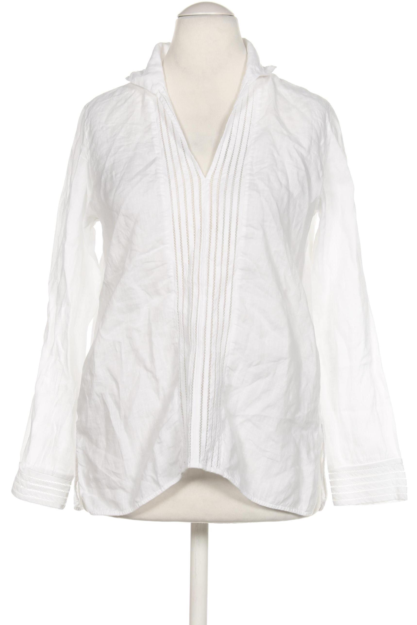 

Massimo Dutti Damen Bluse, weiß, Gr. 36