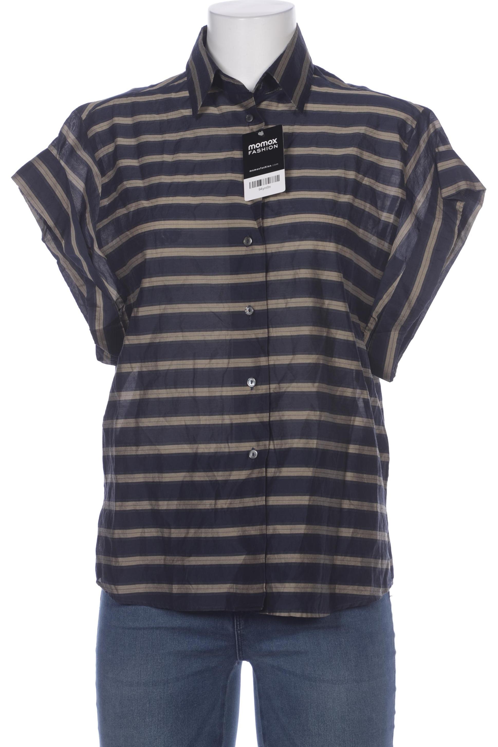 

Massimo Dutti Damen Bluse, marineblau, Gr. 38