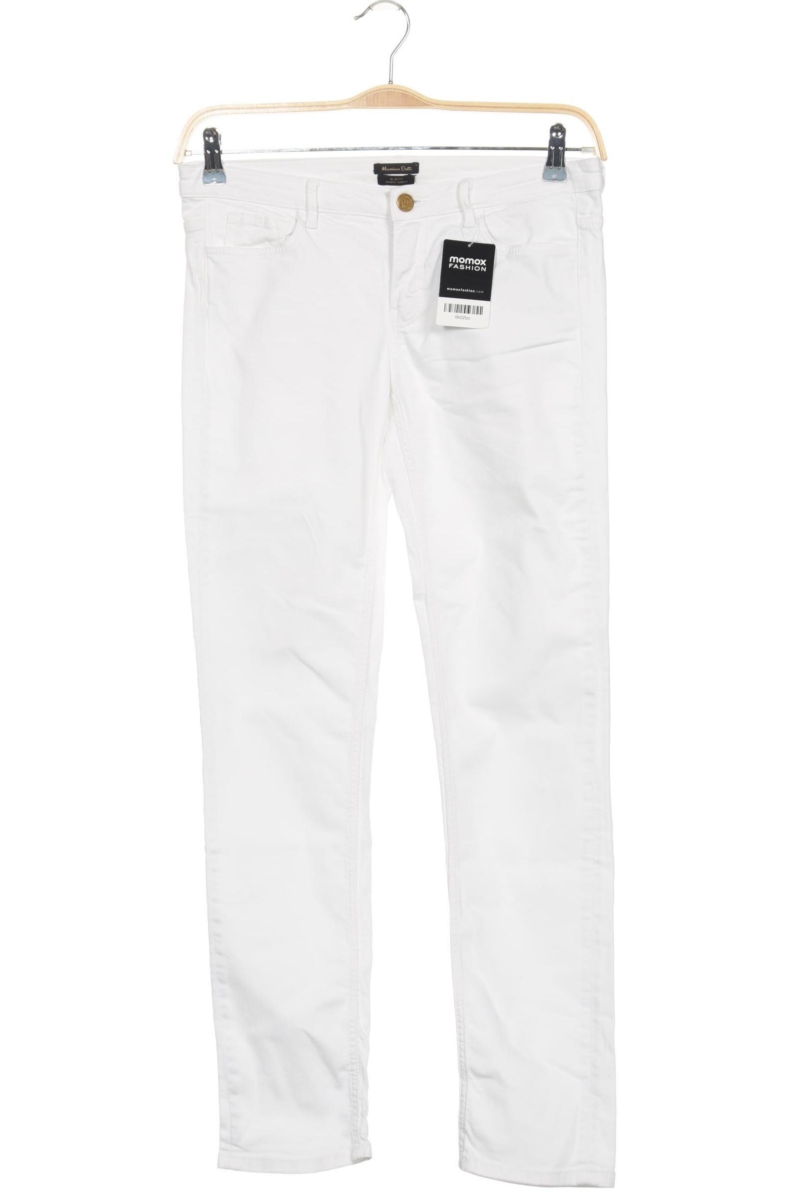 

Massimo Dutti Damen Jeans, weiß, Gr. 36