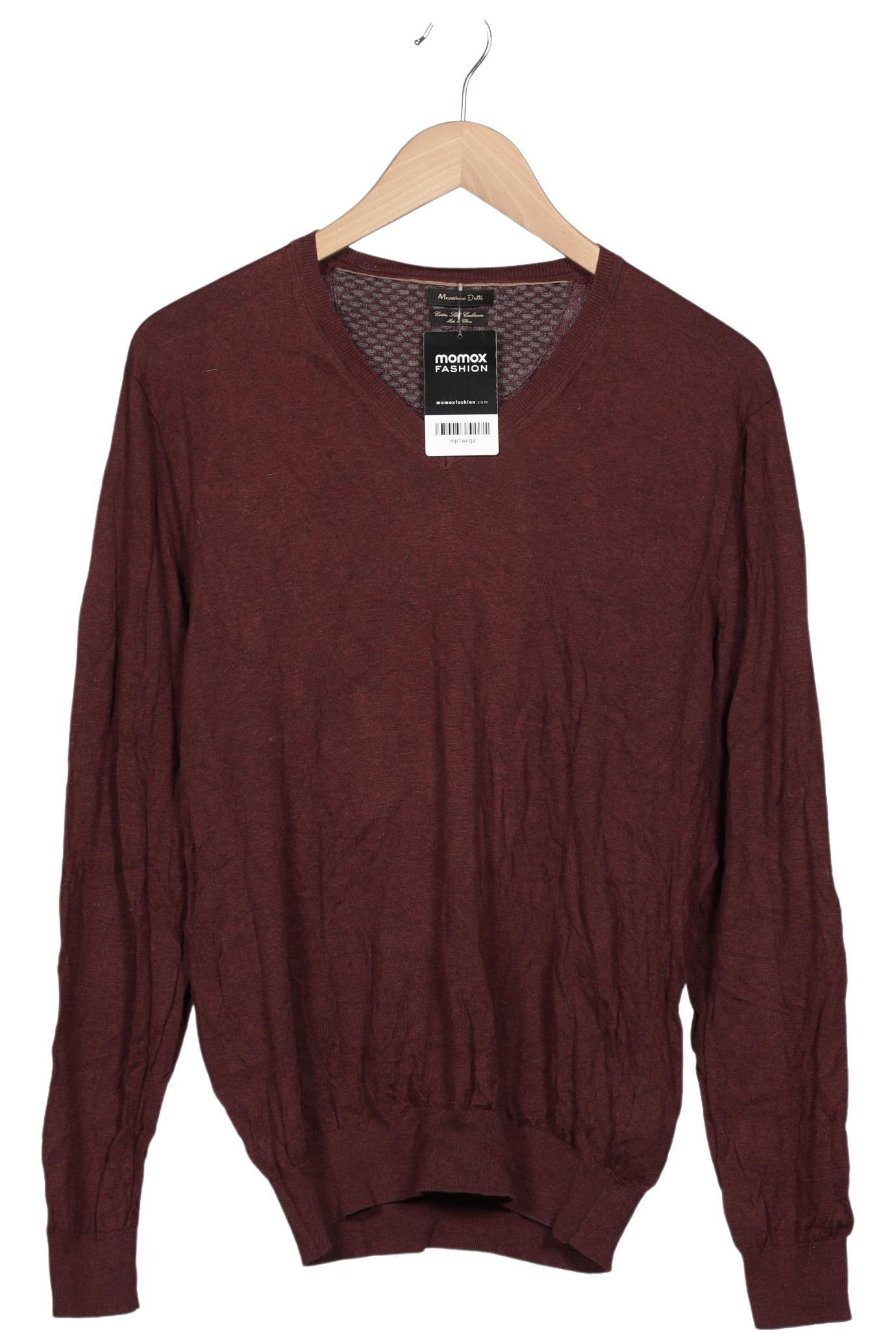 

Massimo Dutti Damen Pullover, bordeaux, Gr. 42