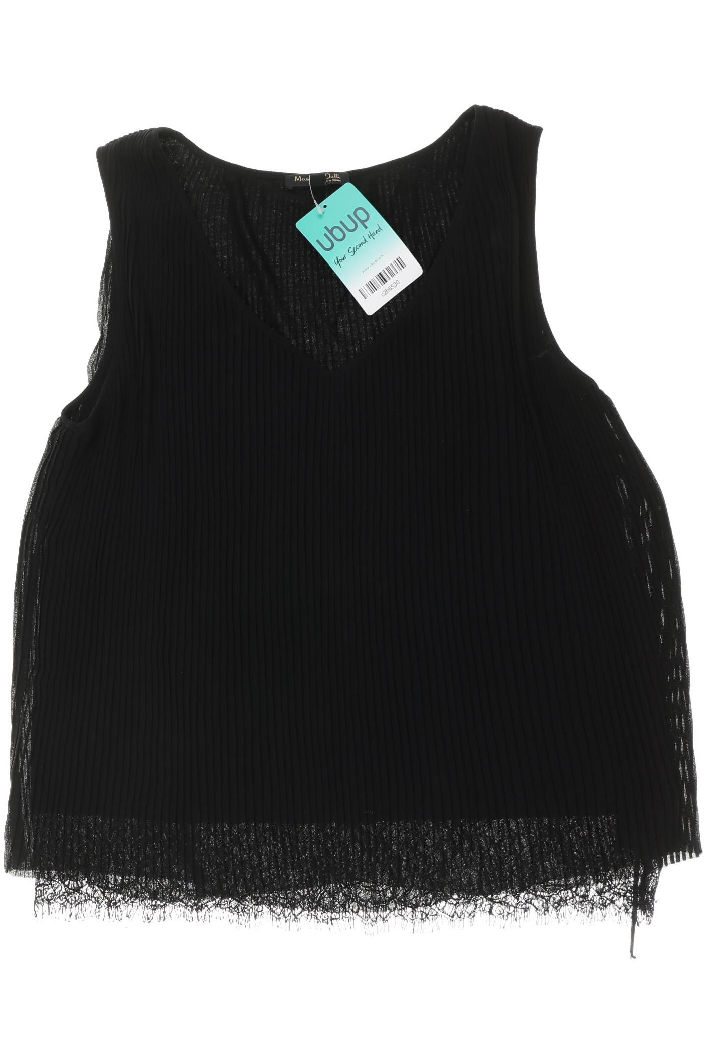 

Massimo Dutti Damen Top, schwarz, Gr. 34