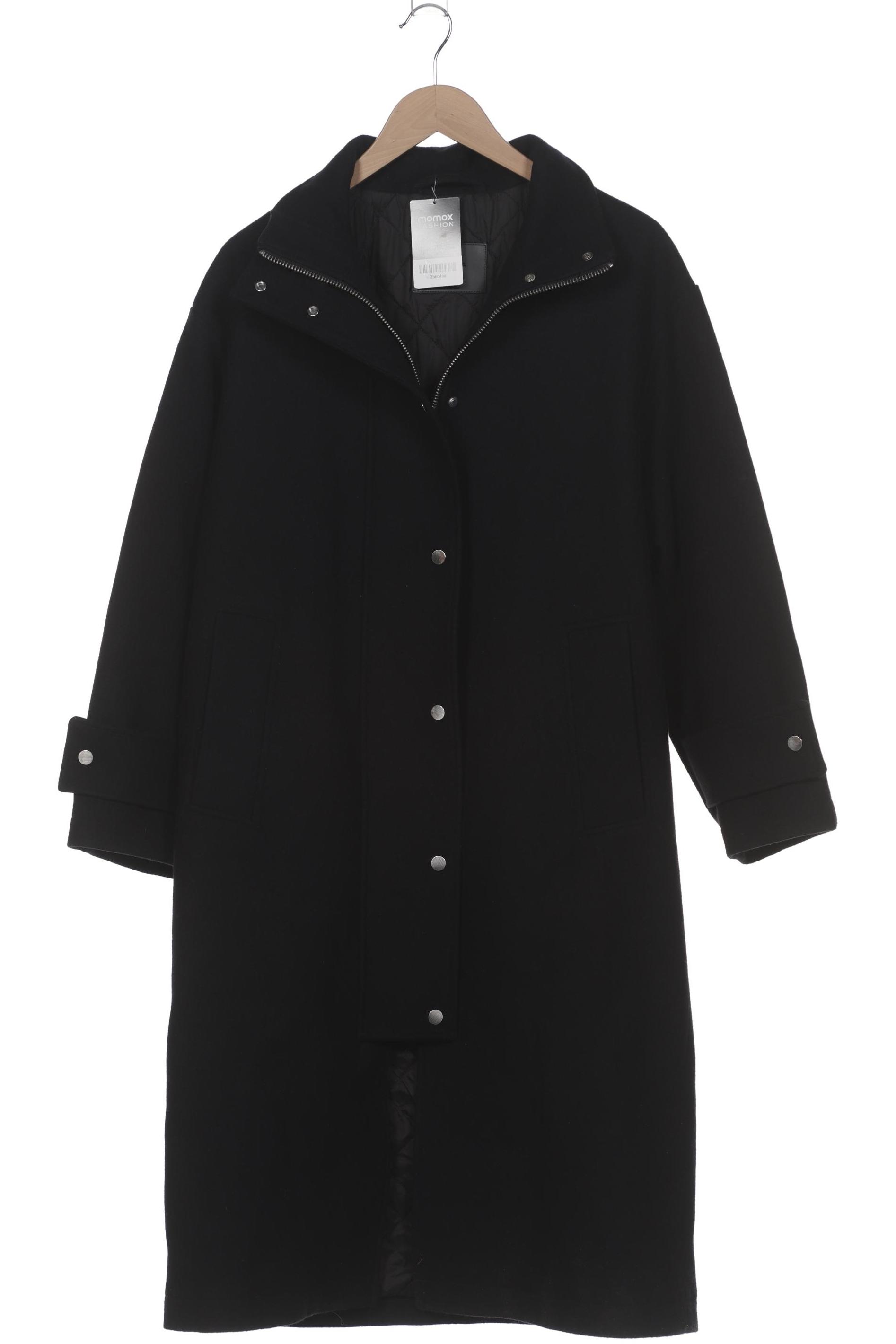 

Massimo Dutti Damen Mantel, schwarz, Gr. 38