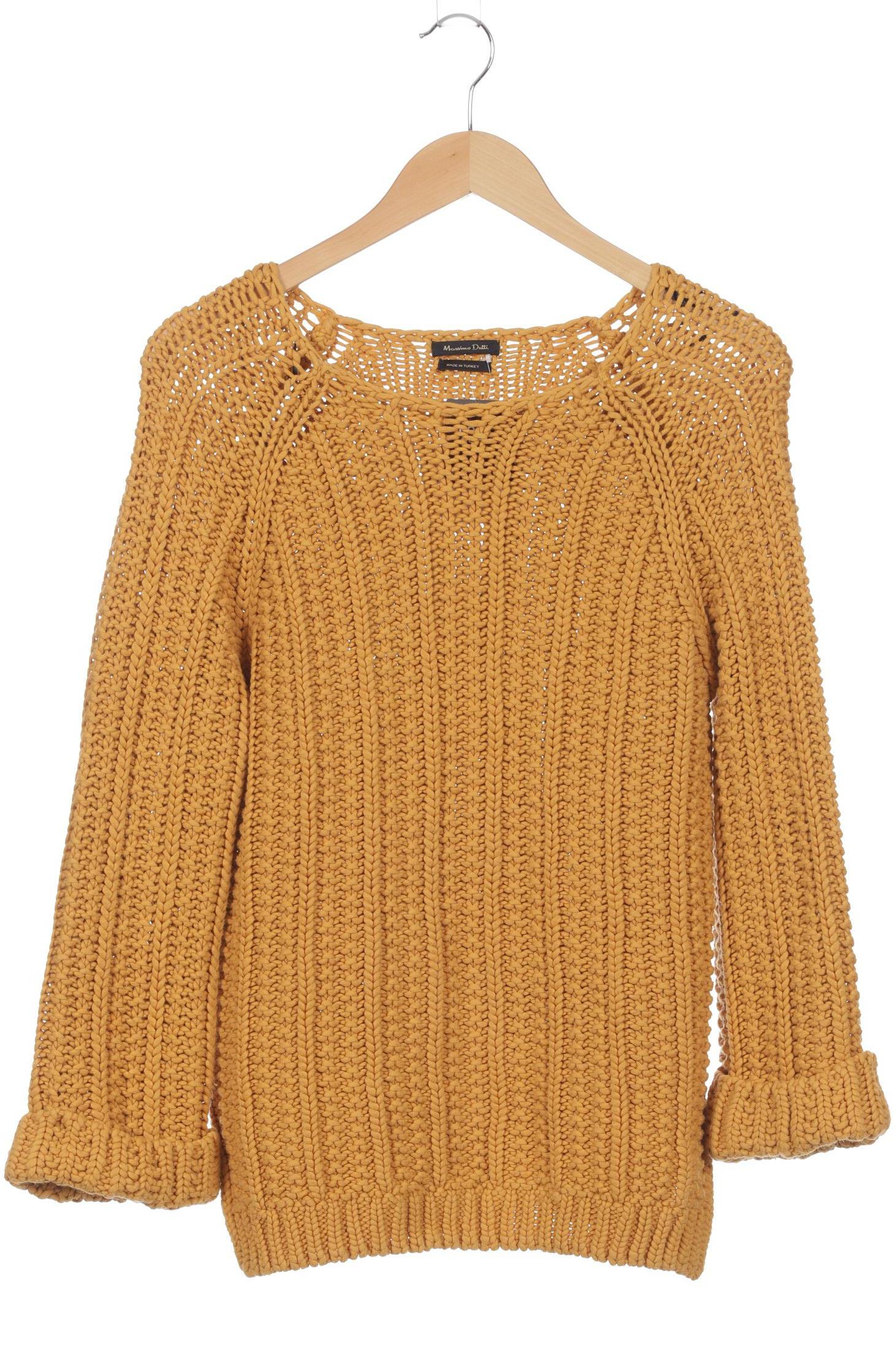 

Massimo Dutti Damen Pullover, orange, Gr. 36
