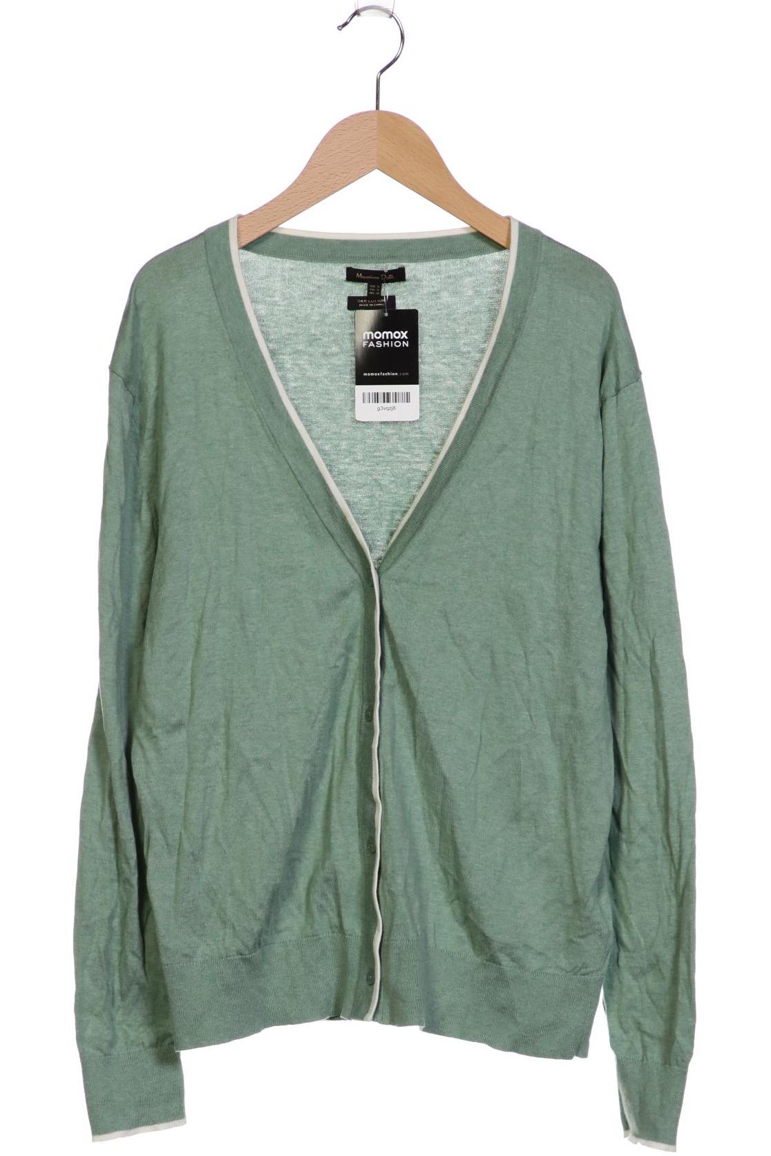 

Massimo Dutti Damen Strickjacke, türkis, Gr. 44