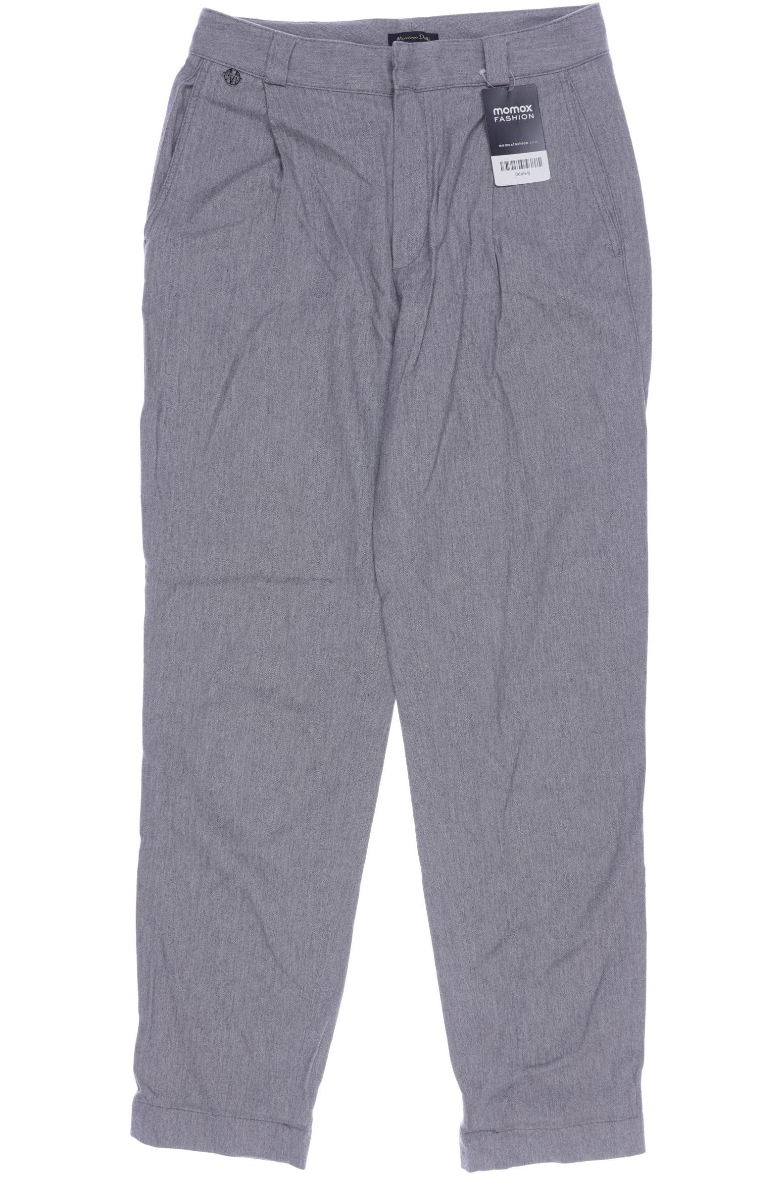 

Massimo Dutti Damen Stoffhose, grau, Gr. 36