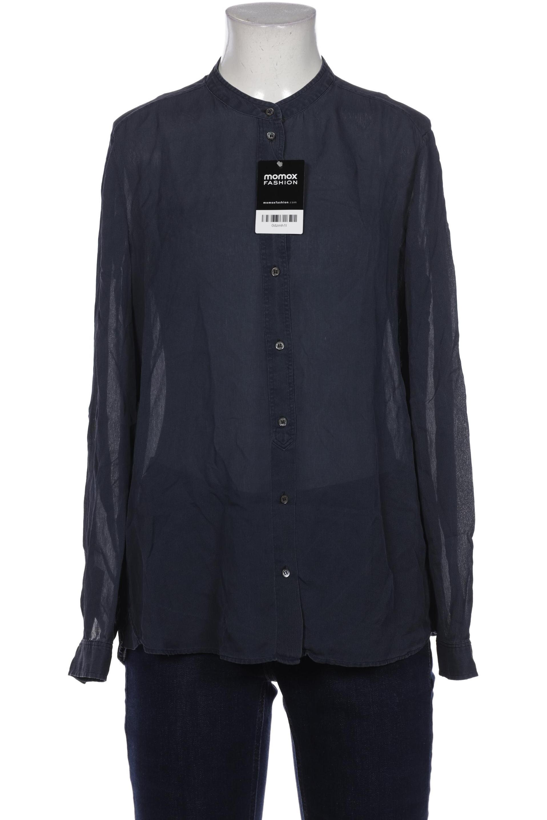 

Massimo Dutti Damen Bluse, marineblau, Gr. 38