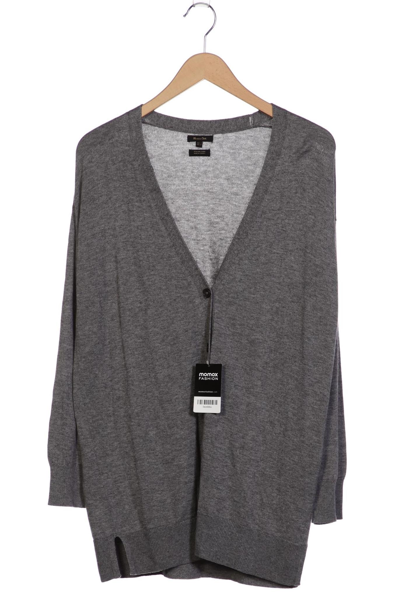 

Massimo Dutti Damen Strickjacke, grau, Gr. 36