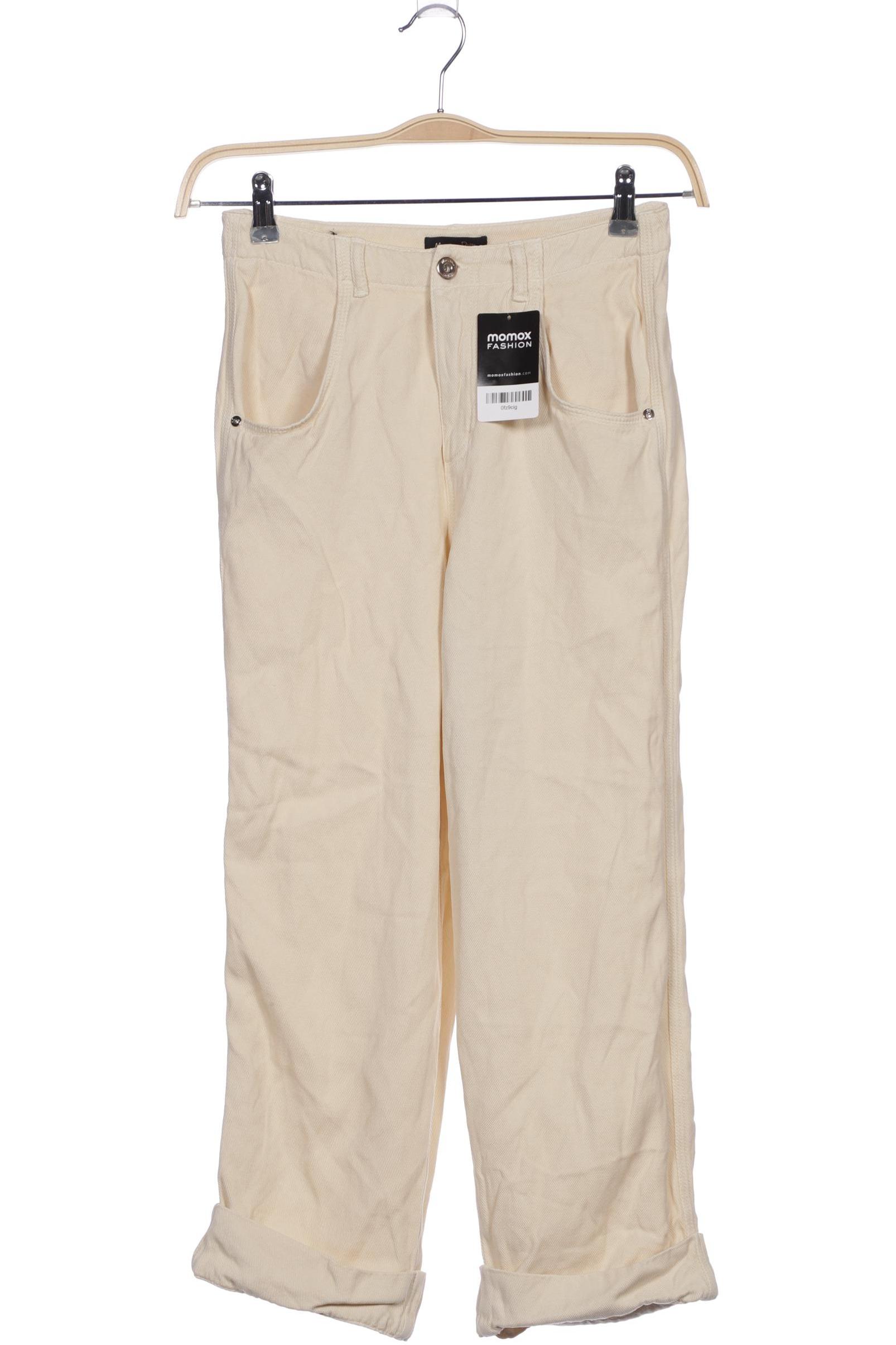 

Massimo Dutti Damen Jeans, cremeweiß, Gr. 36