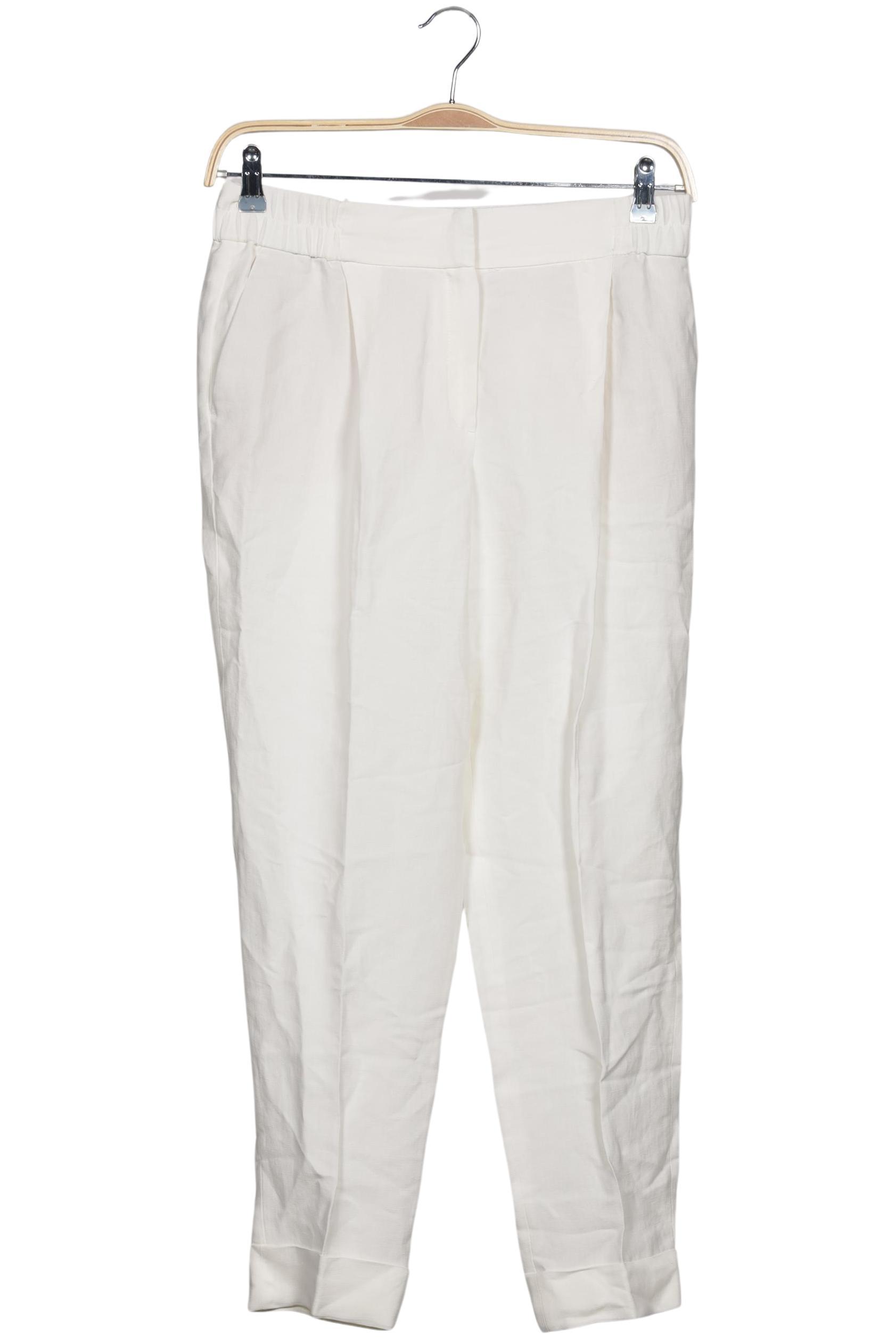 

Massimo Dutti Damen Stoffhose, weiß, Gr. 40