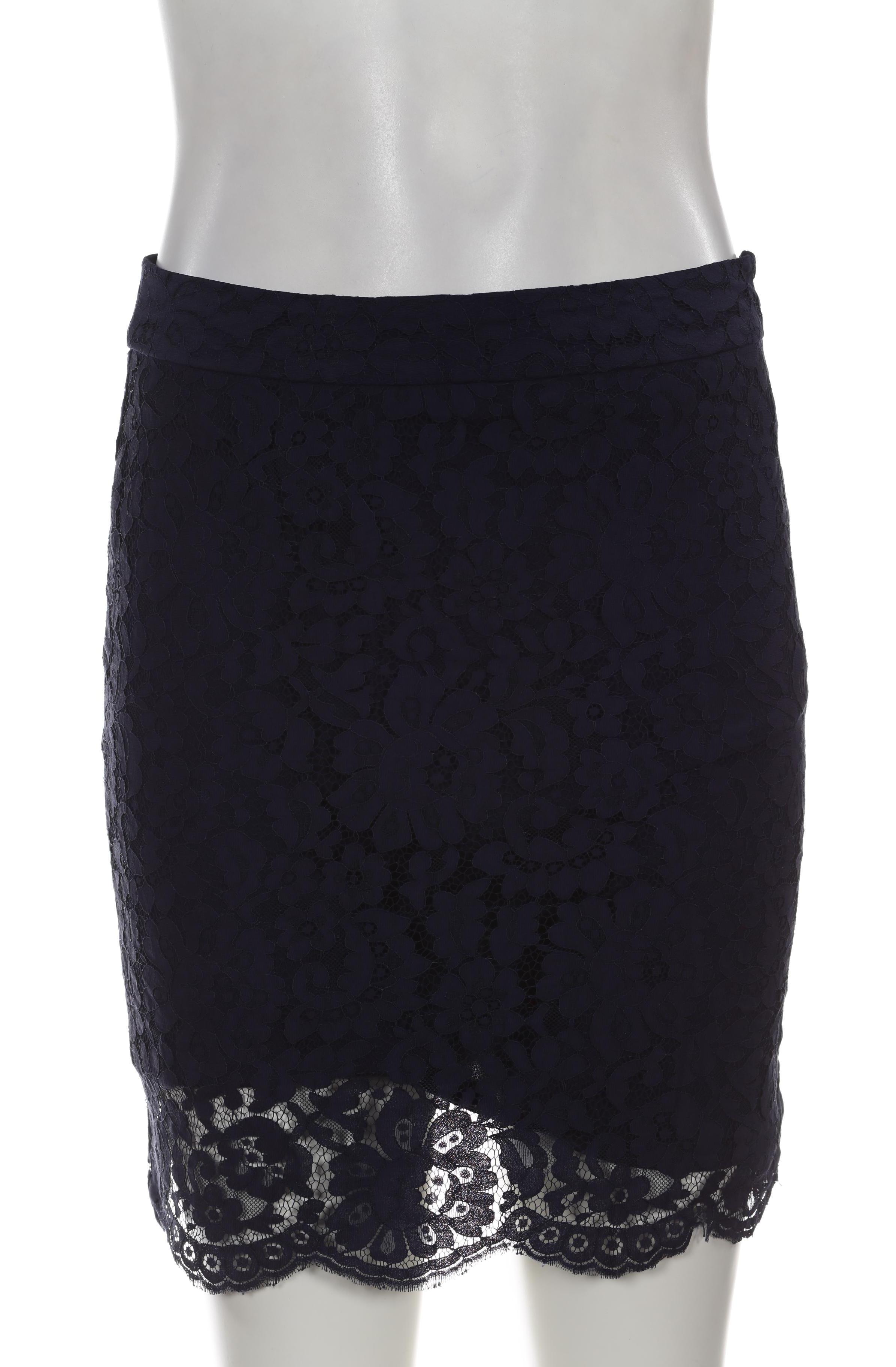 

Massimo Dutti Damen Rock, blau, Gr. 36