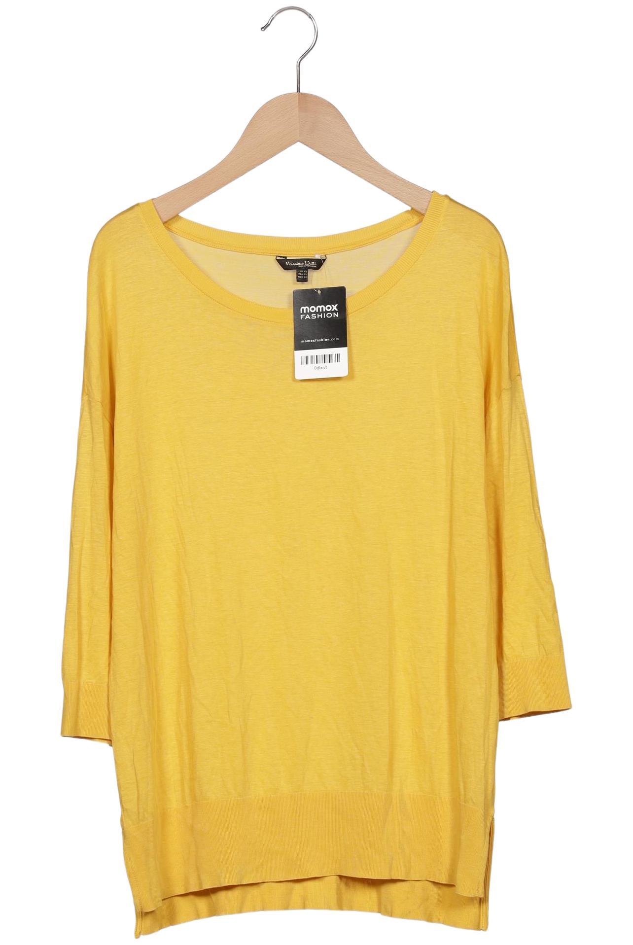 

Massimo Dutti Damen Pullover, gelb, Gr. 44