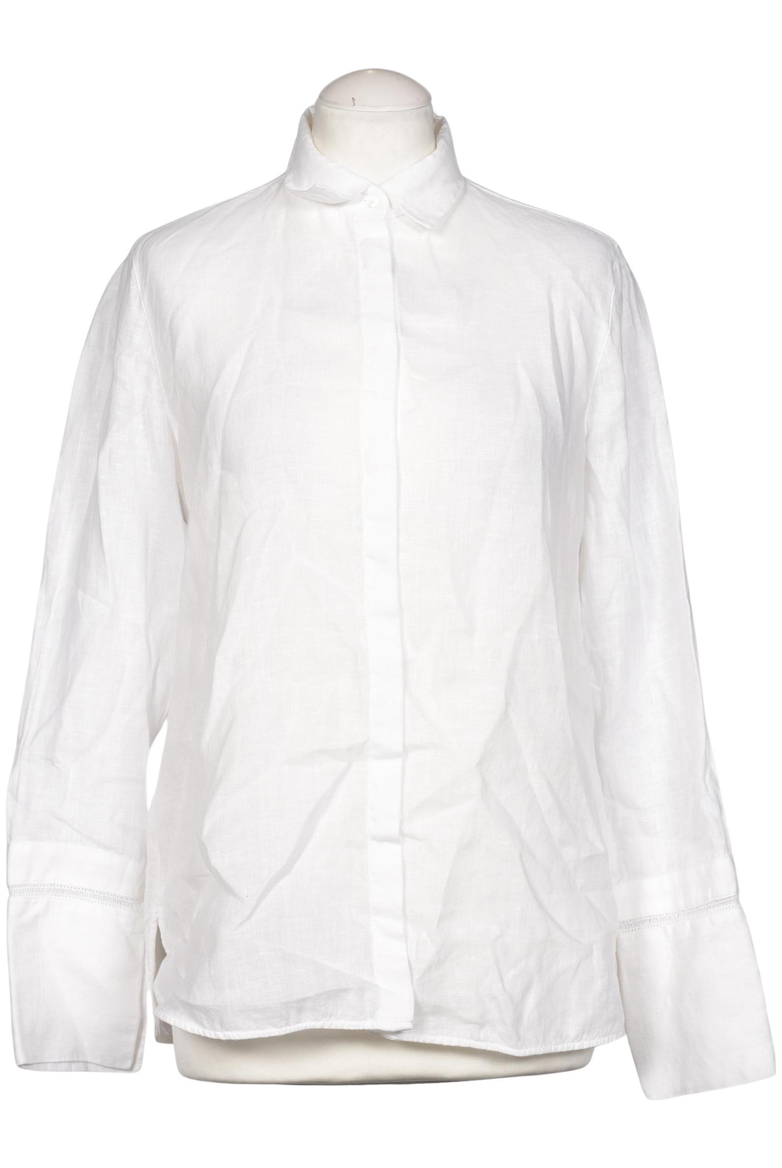 

Massimo Dutti Damen Bluse, weiß, Gr. 38