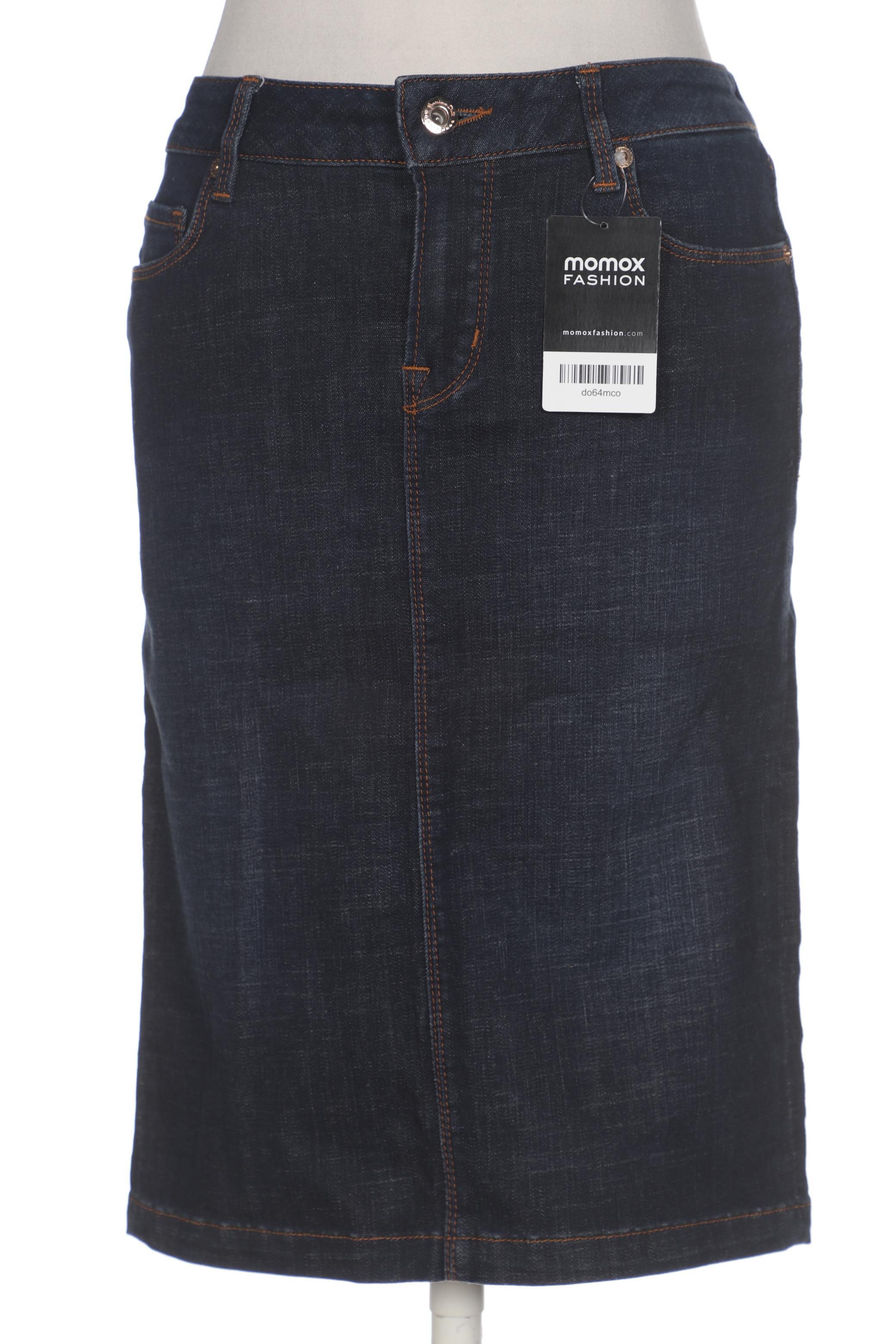 

Massimo Dutti Damen Rock, marineblau, Gr. 34