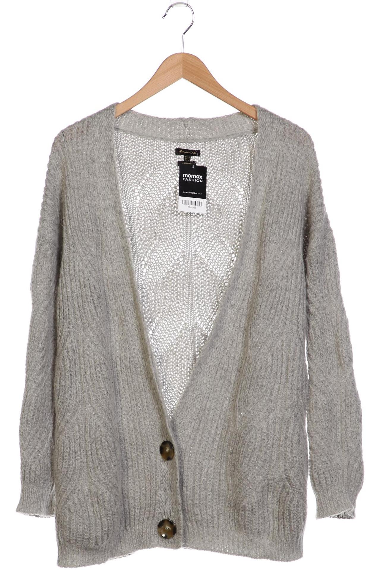 

Massimo Dutti Damen Strickjacke, grau, Gr. 36