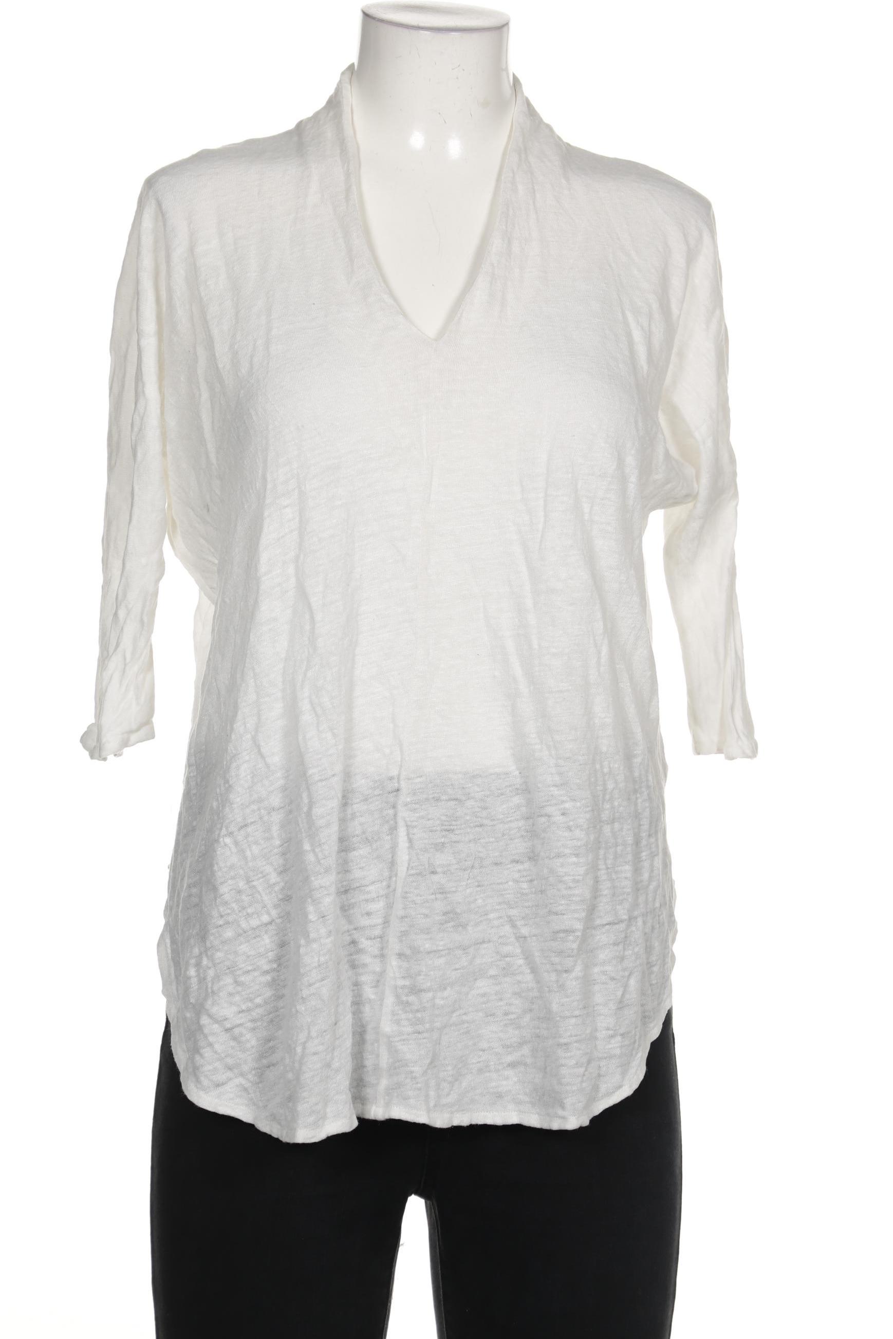 

Massimo Dutti Damen Langarmshirt, weiß, Gr. 38