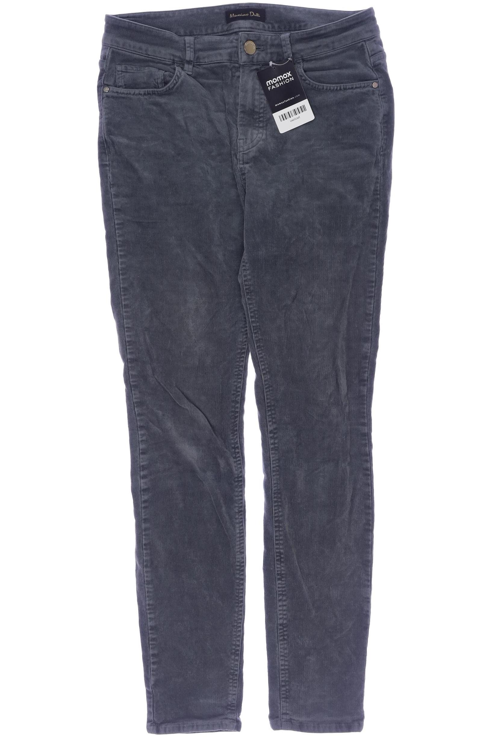 

Massimo Dutti Damen Stoffhose, blau, Gr. 36