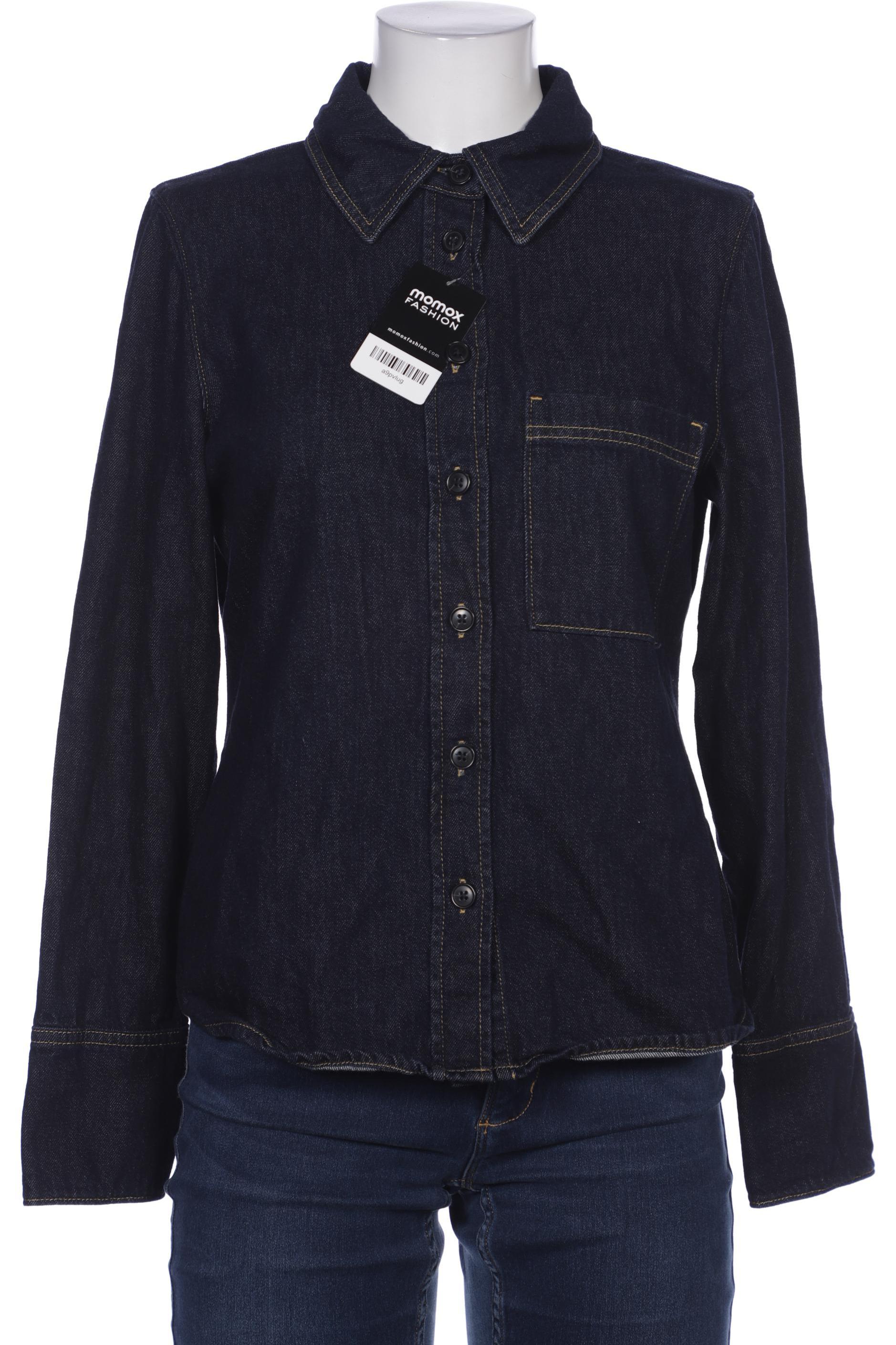 

Massimo Dutti Damen Bluse, marineblau, Gr. 42