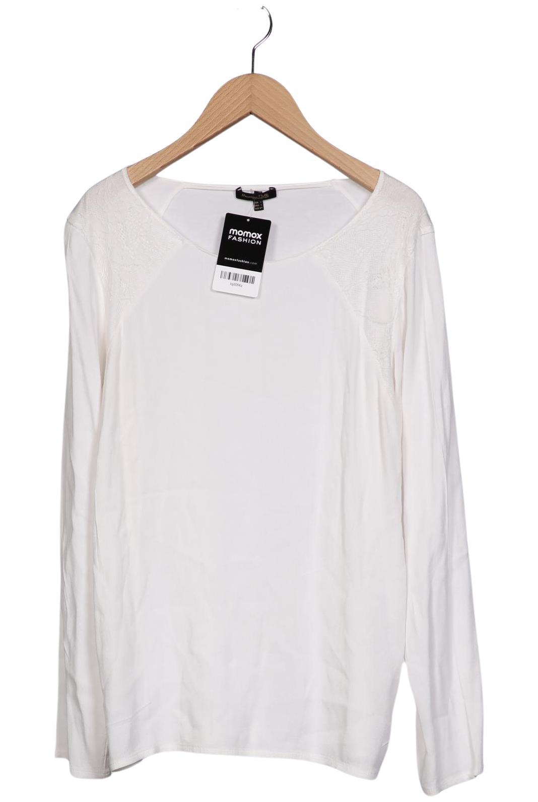 

Massimo Dutti Damen Langarmshirt, weiß, Gr. 42