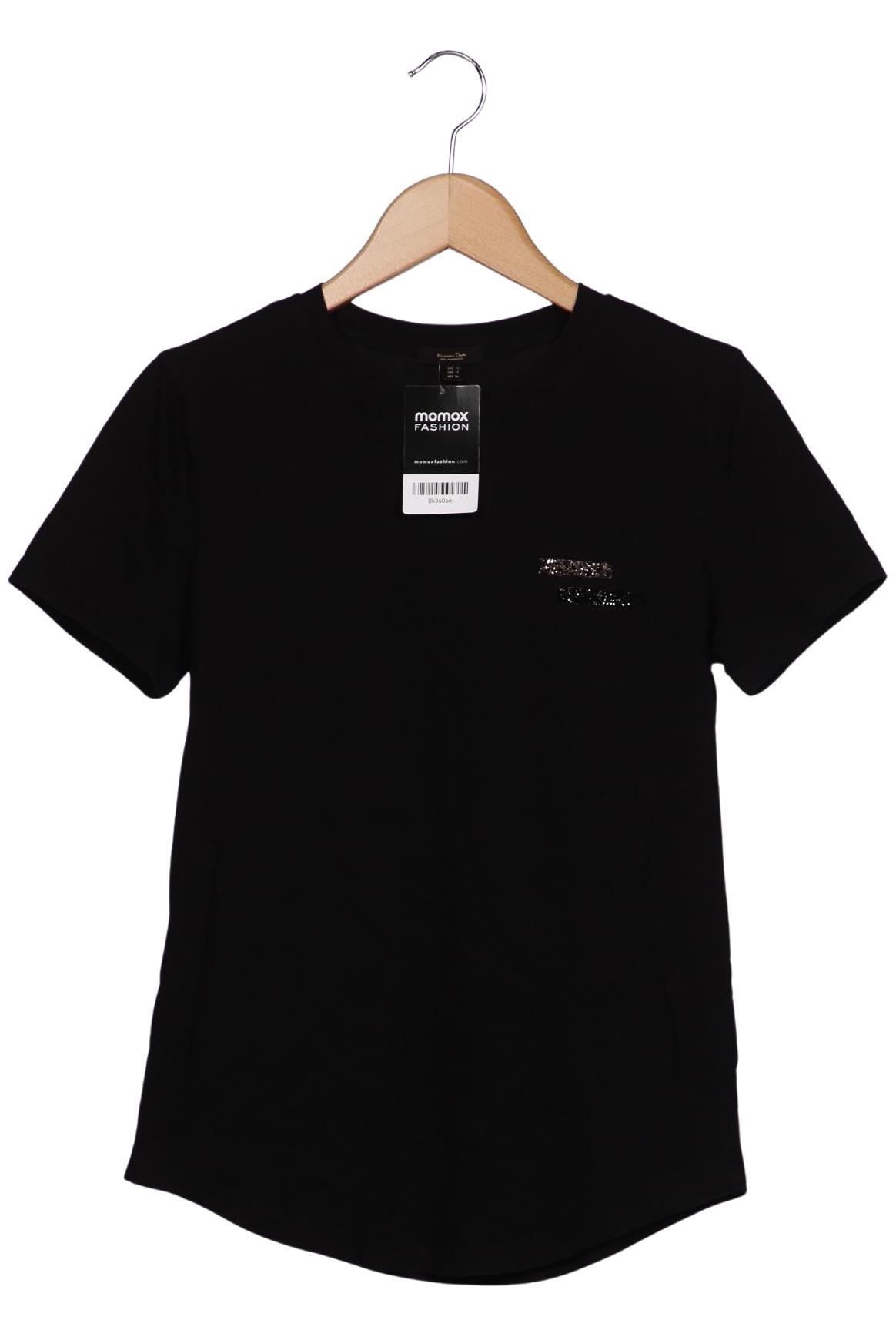 

Massimo Dutti Damen T-Shirt, schwarz, Gr. 36