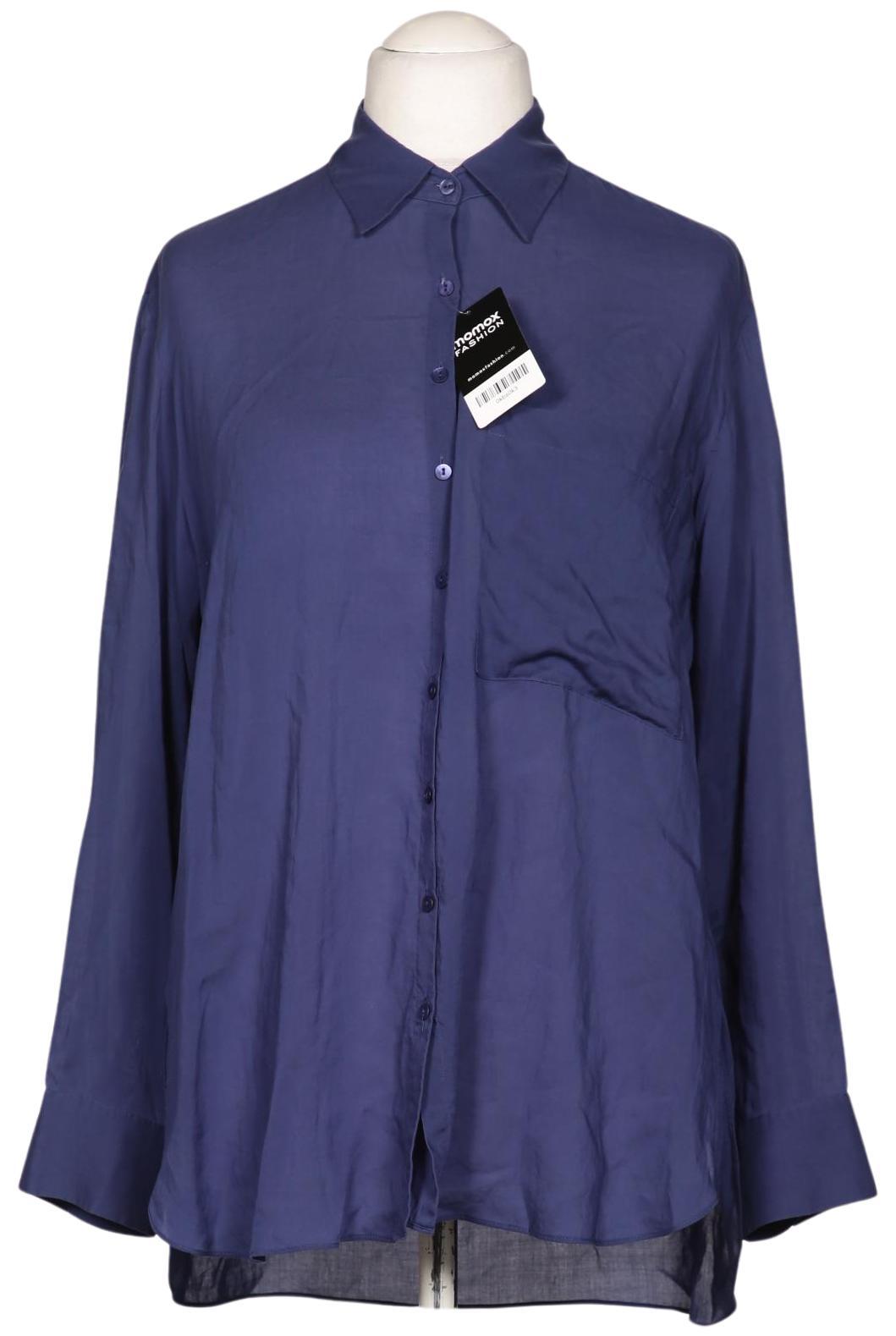 

Massimo Dutti Damen Bluse, marineblau, Gr. 38