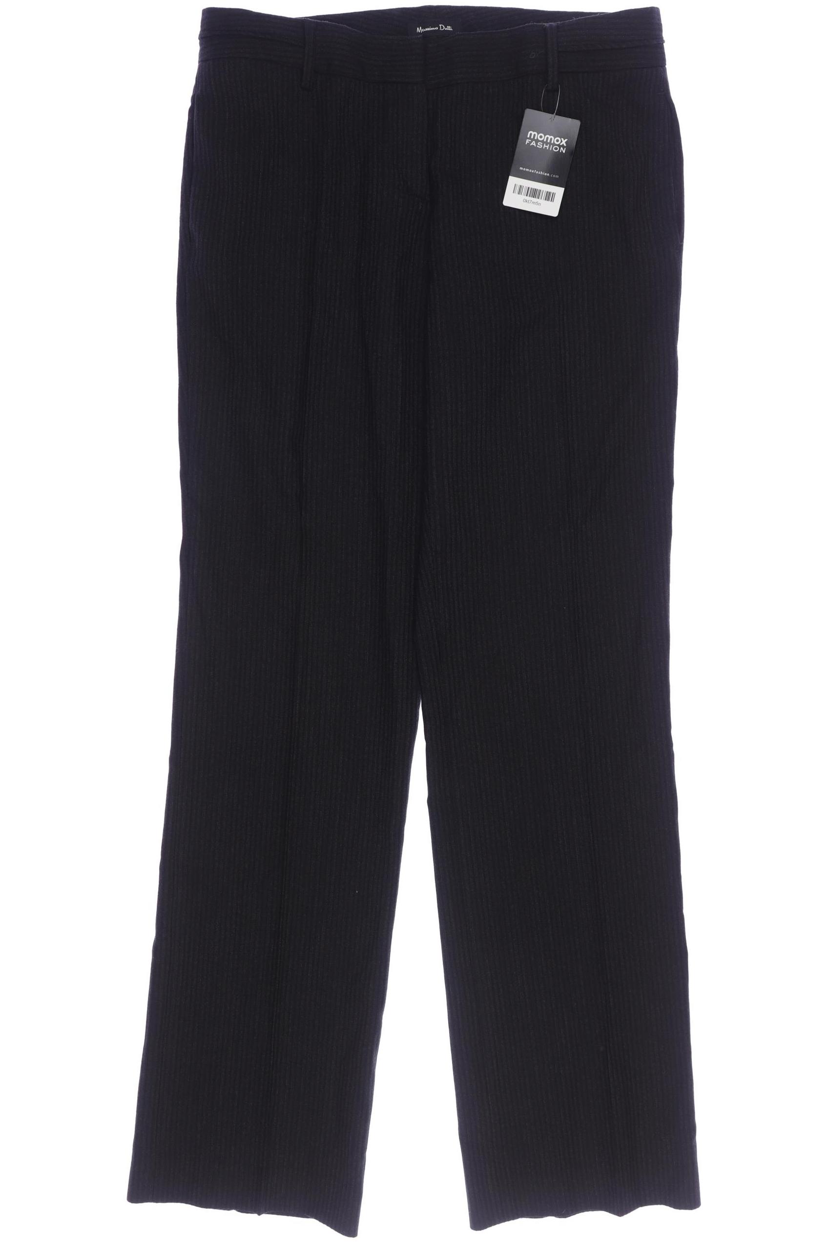 

Massimo Dutti Damen Stoffhose, schwarz, Gr. 40