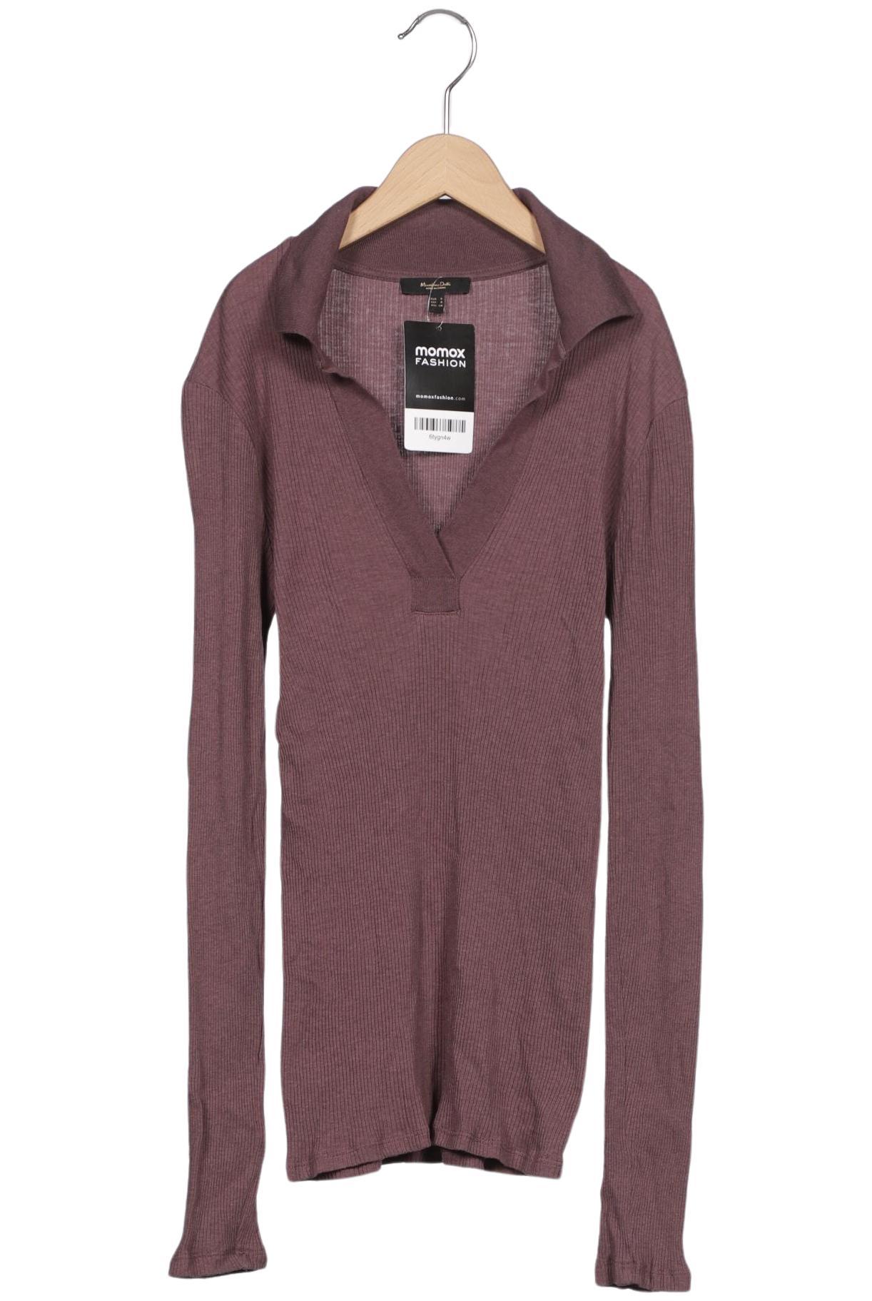 

Massimo Dutti Damen Langarmshirt, flieder, Gr. 36
