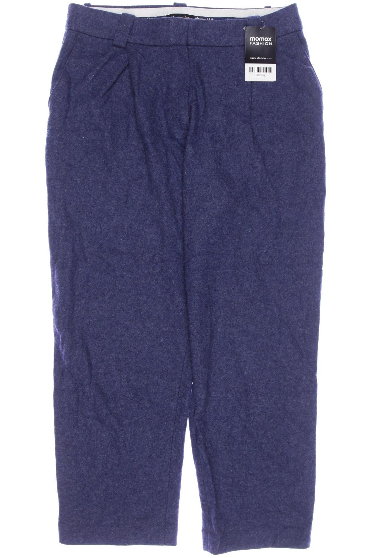 

Massimo Dutti Damen Stoffhose, marineblau, Gr. 38