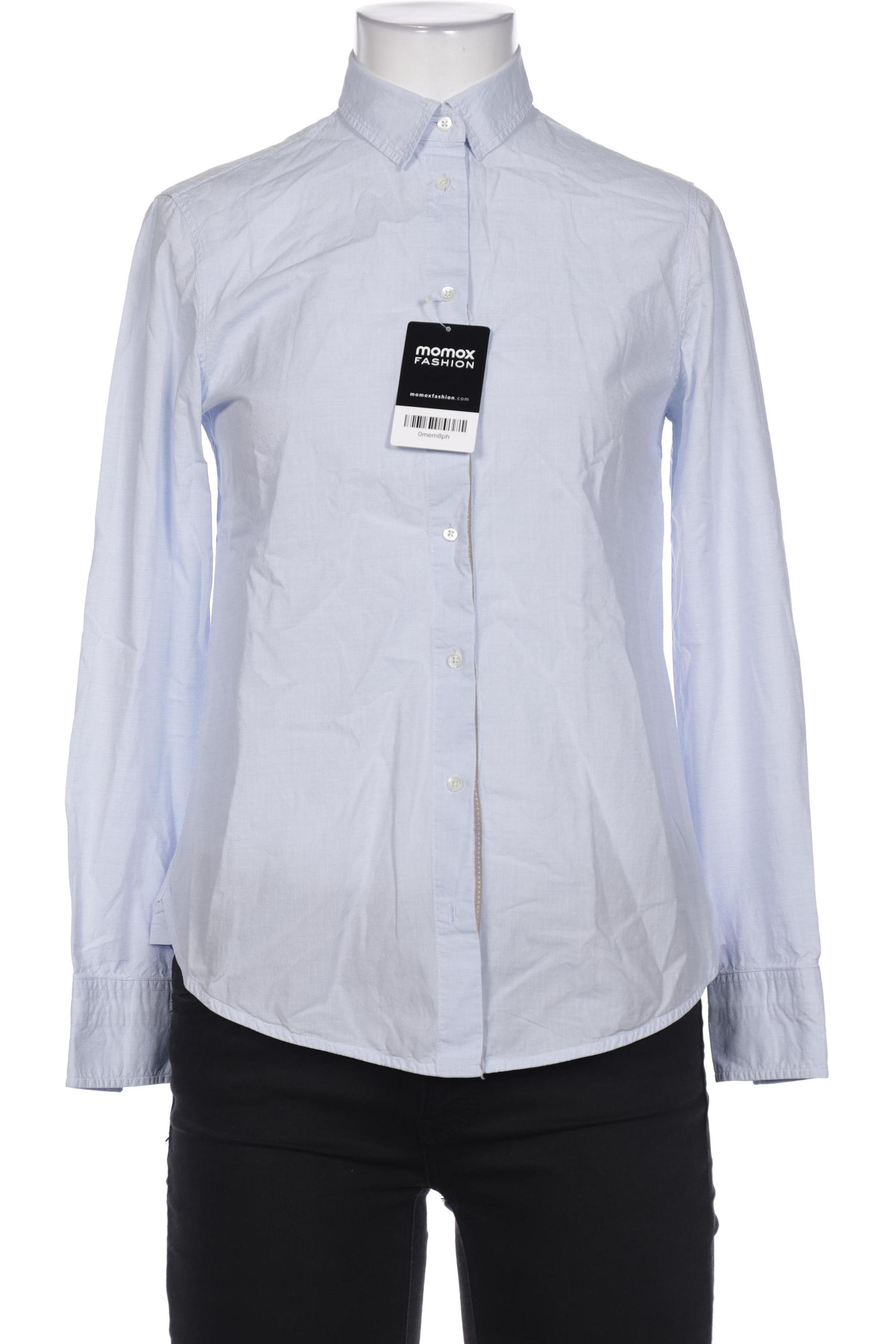 

Massimo Dutti Damen Bluse, hellblau, Gr. 34