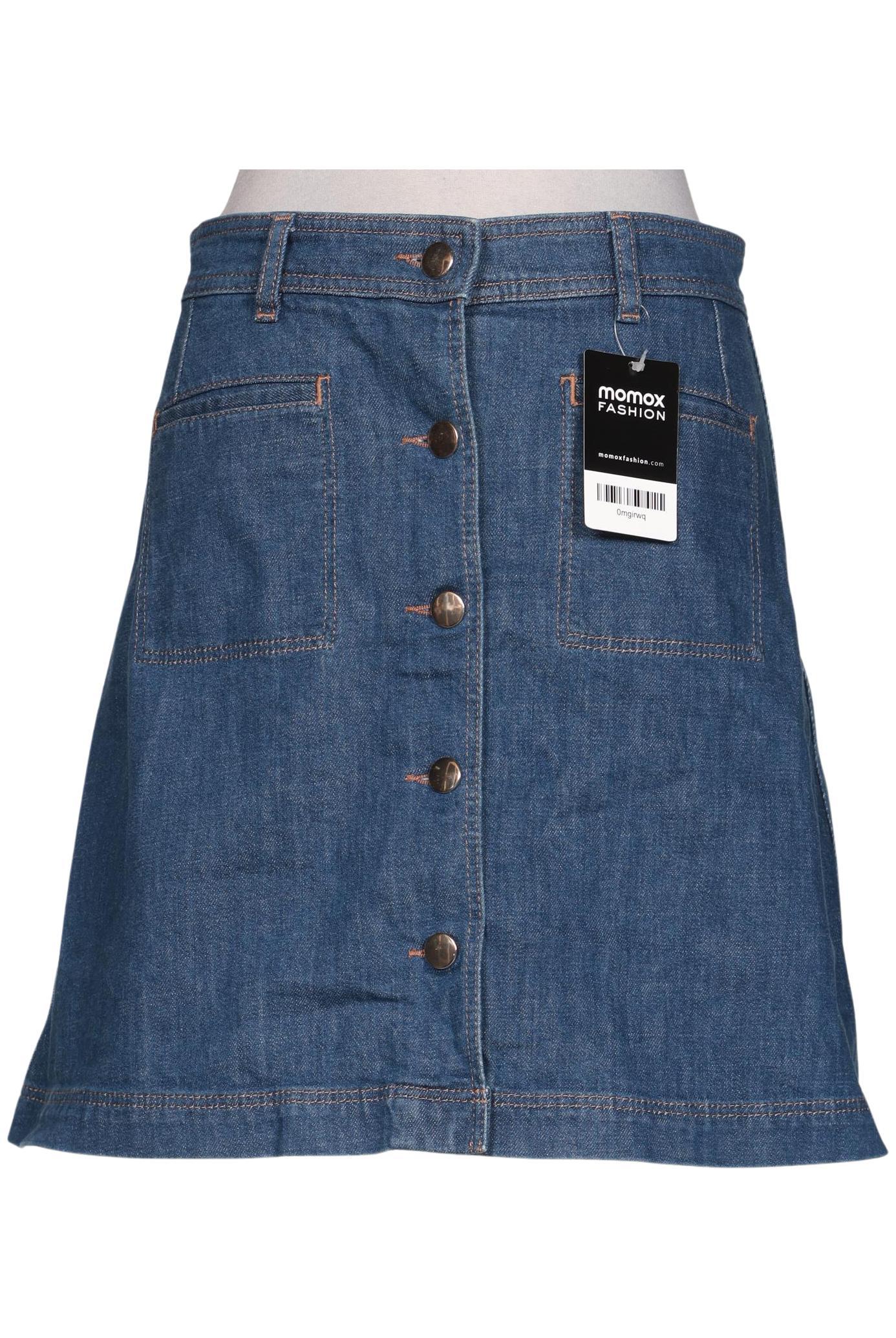 

Massimo Dutti Damen Rock, blau, Gr. 28