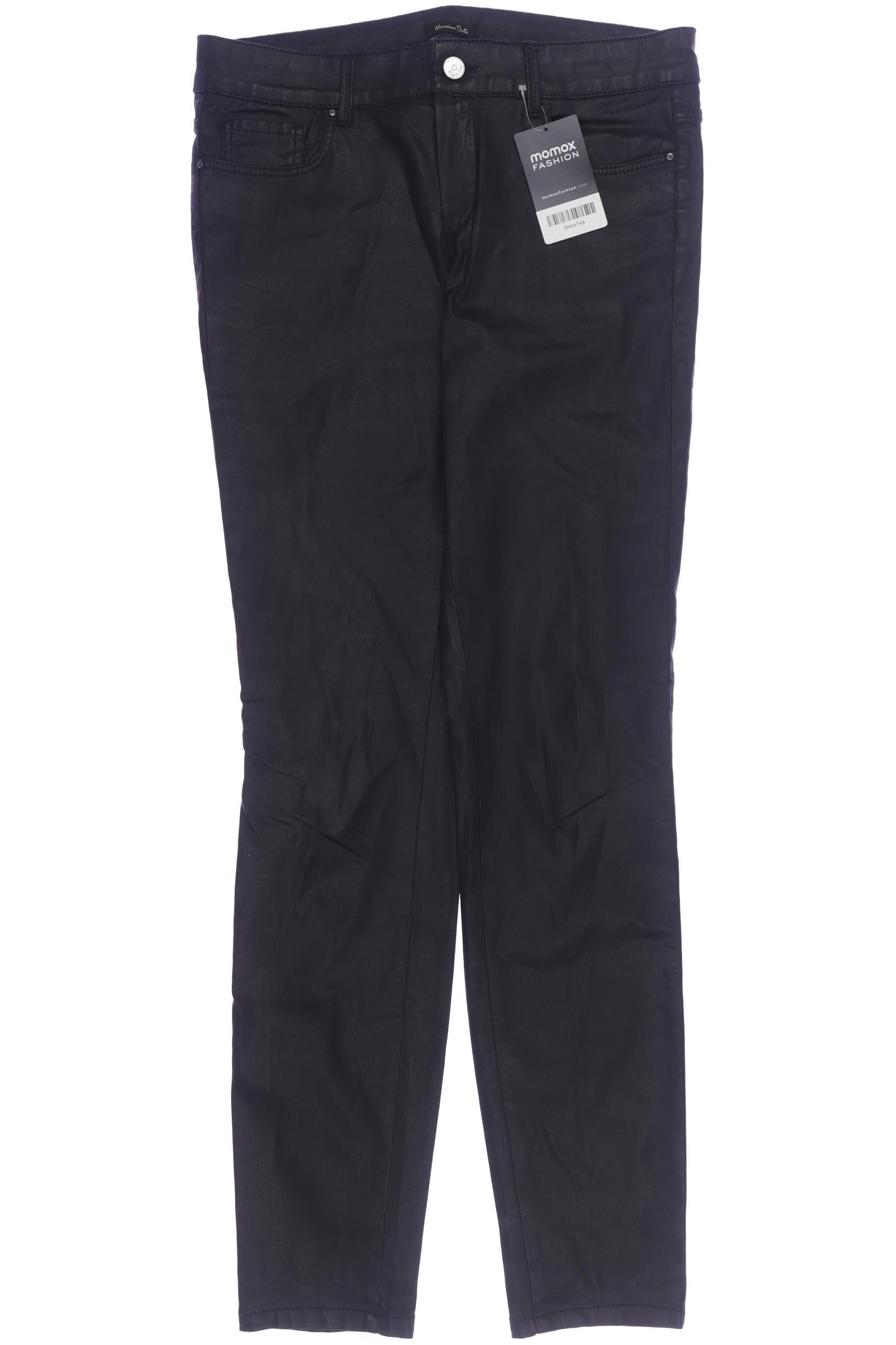 

Massimo Dutti Damen Stoffhose, schwarz, Gr. 38