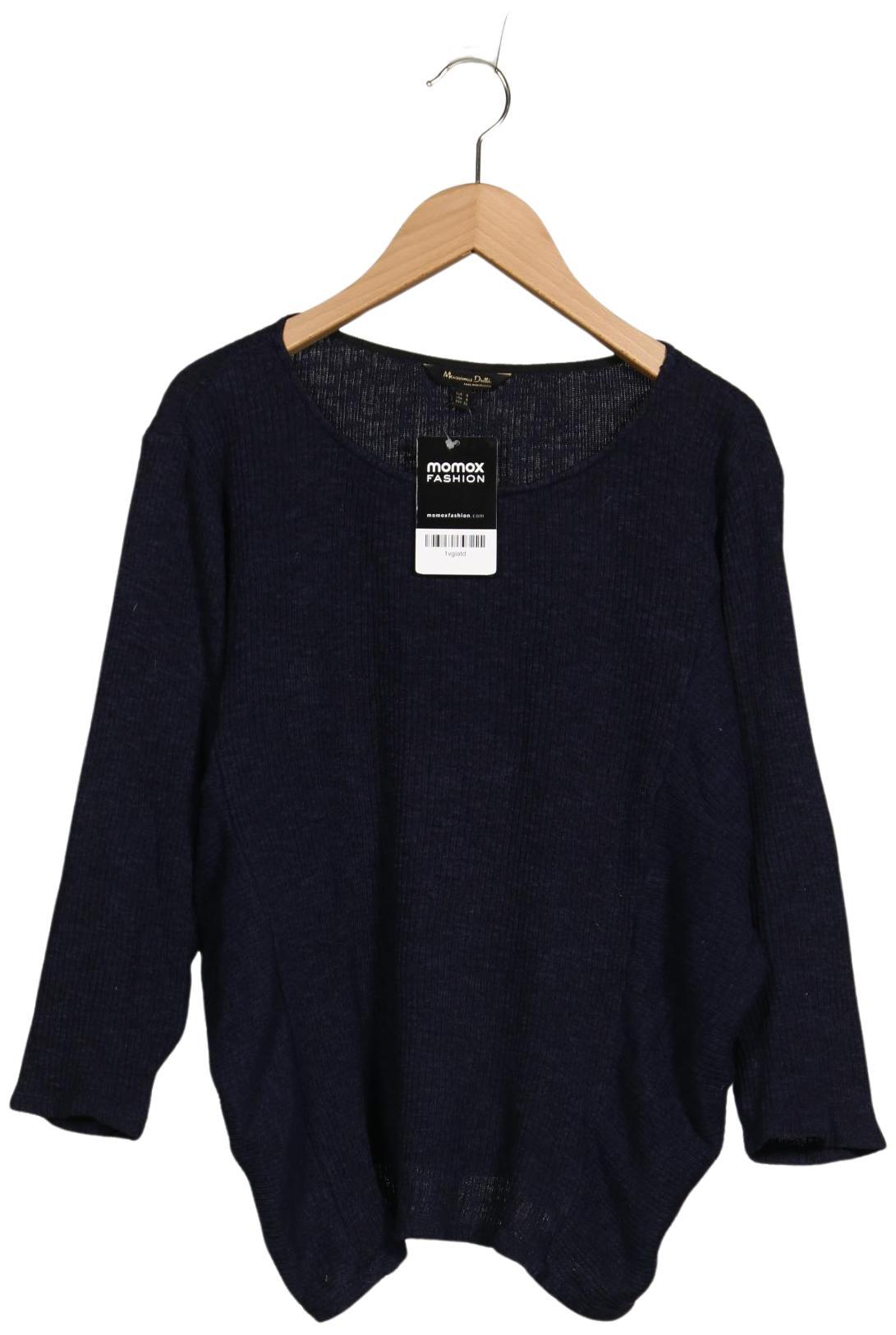 

Massimo Dutti Damen Pullover, marineblau, Gr. 36