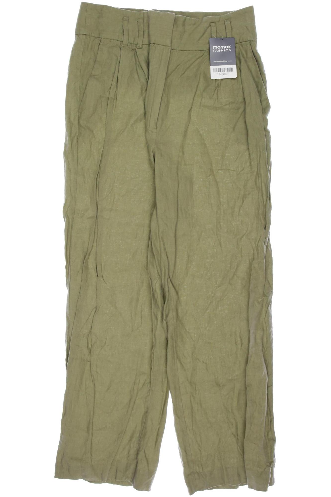 

Massimo Dutti Damen Stoffhose, grün, Gr. 38