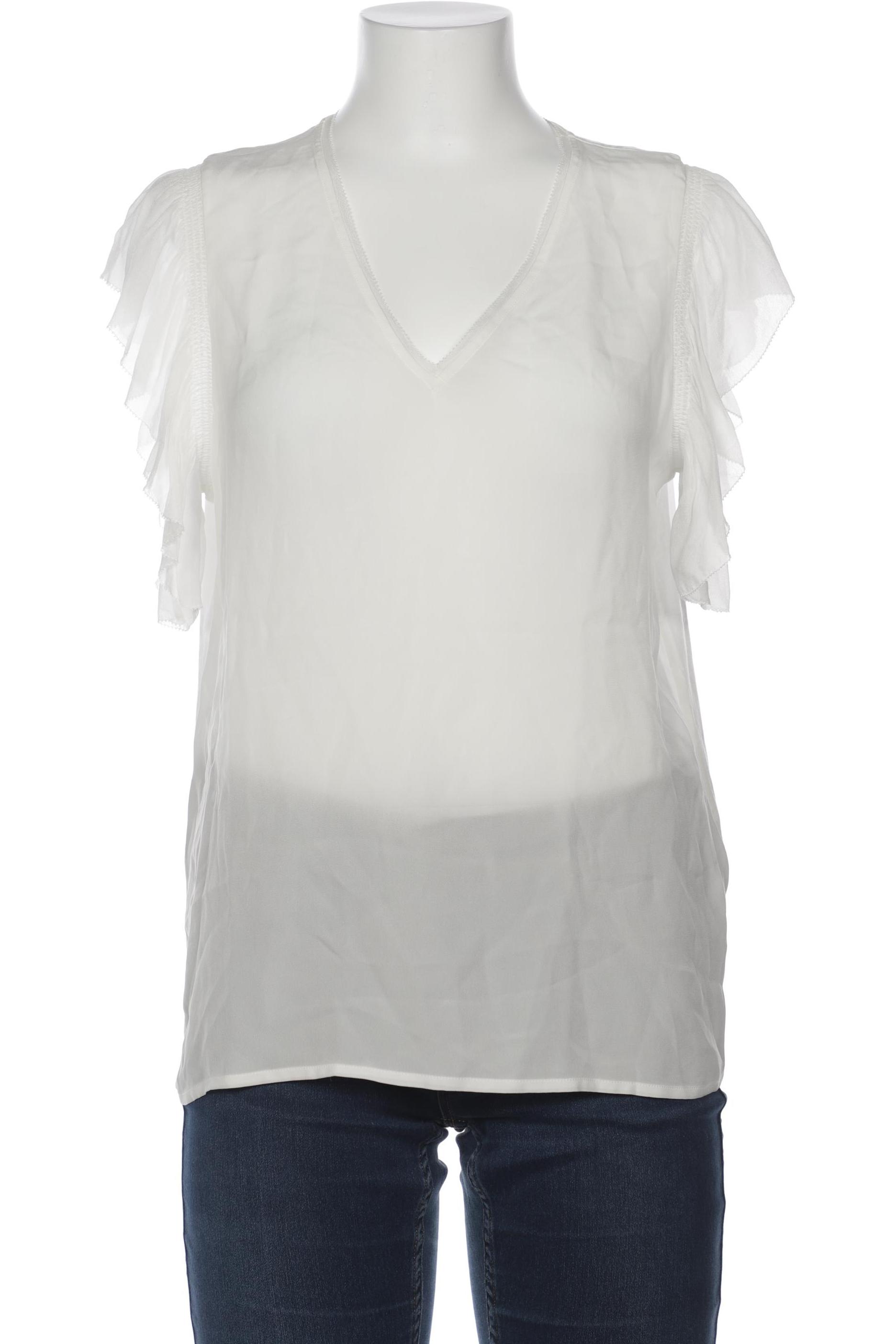 

Massimo Dutti Damen Bluse, weiß, Gr. 42