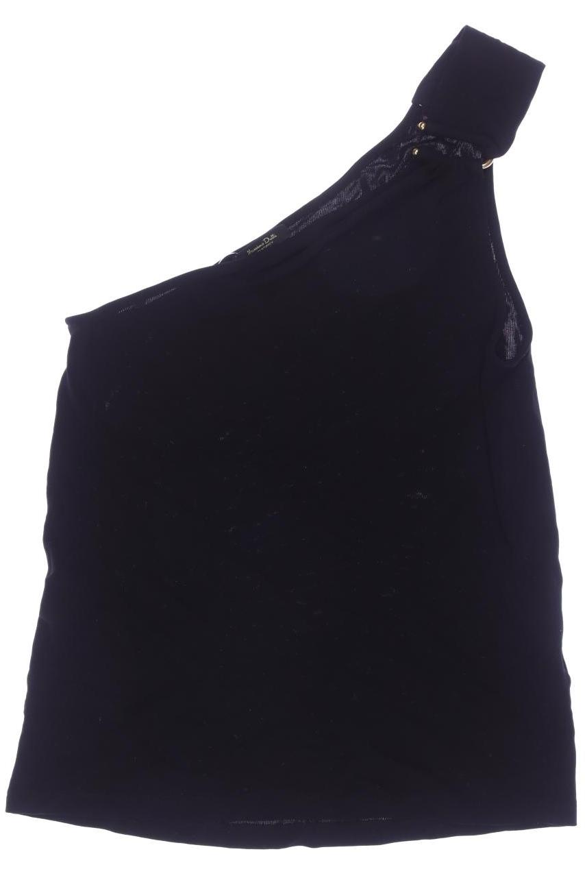 

Massimo Dutti Damen Top, schwarz, Gr. 38
