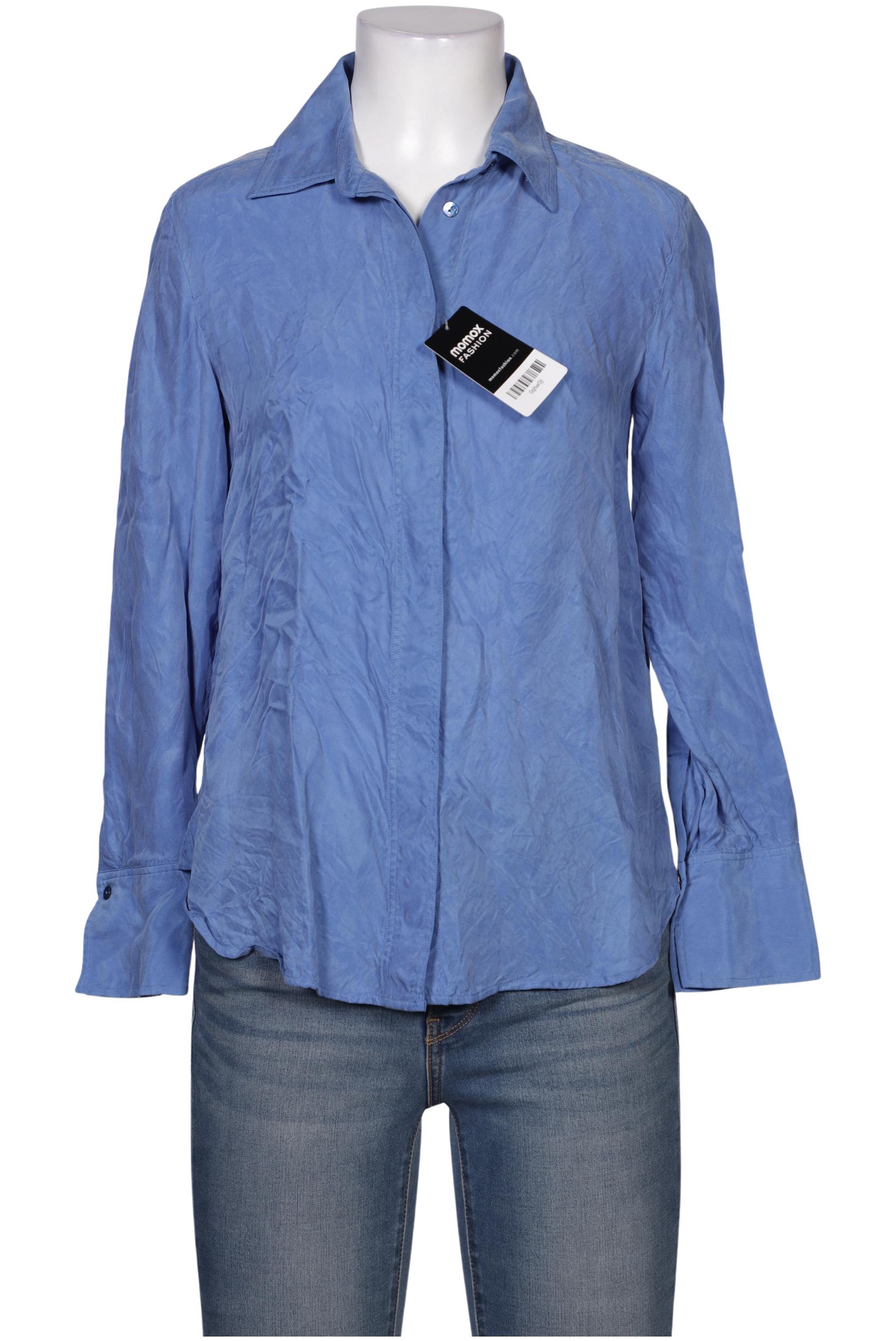 

Massimo Dutti Damen Bluse, blau, Gr. 34
