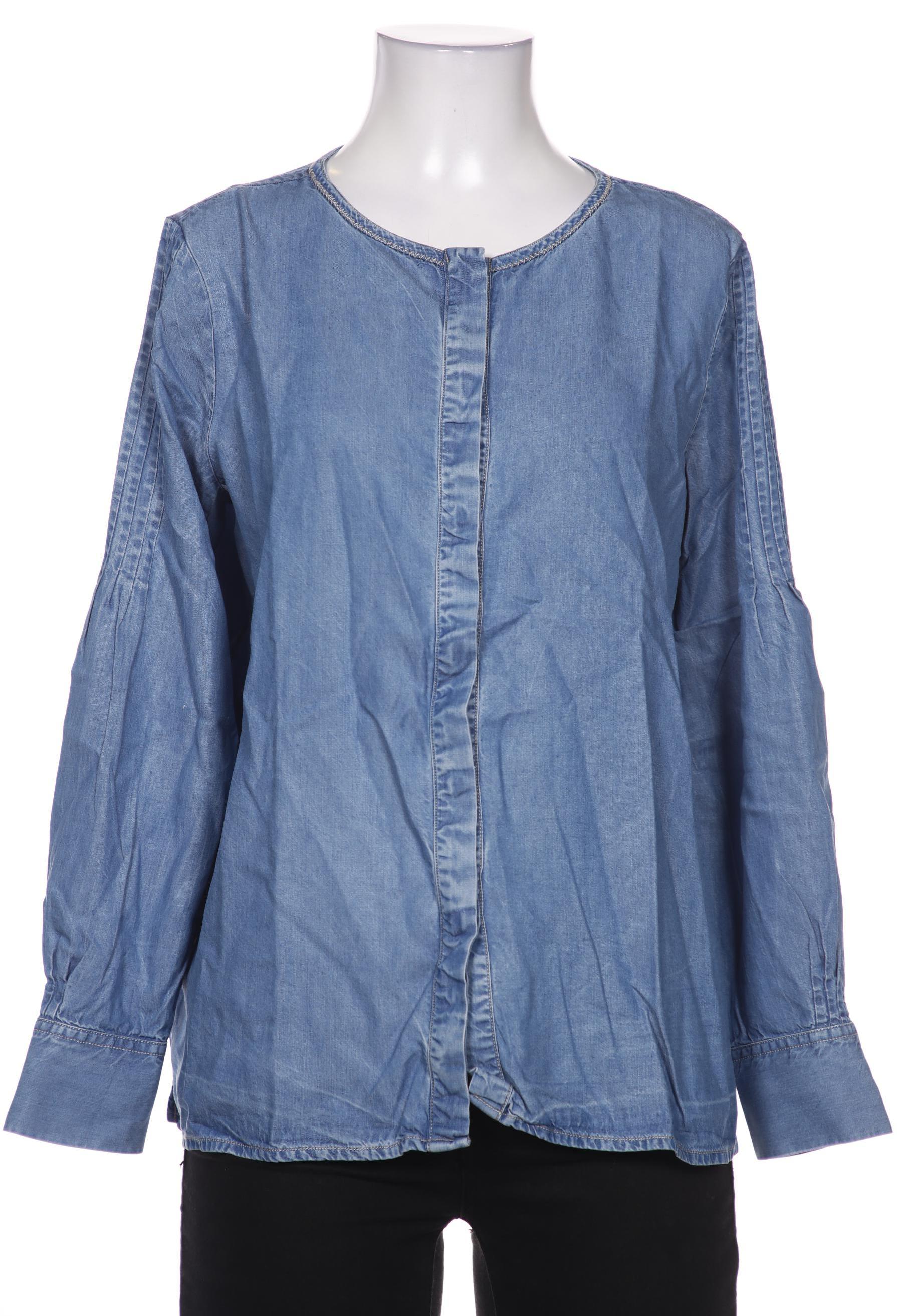 

Massimo Dutti Damen Bluse, blau, Gr. 42