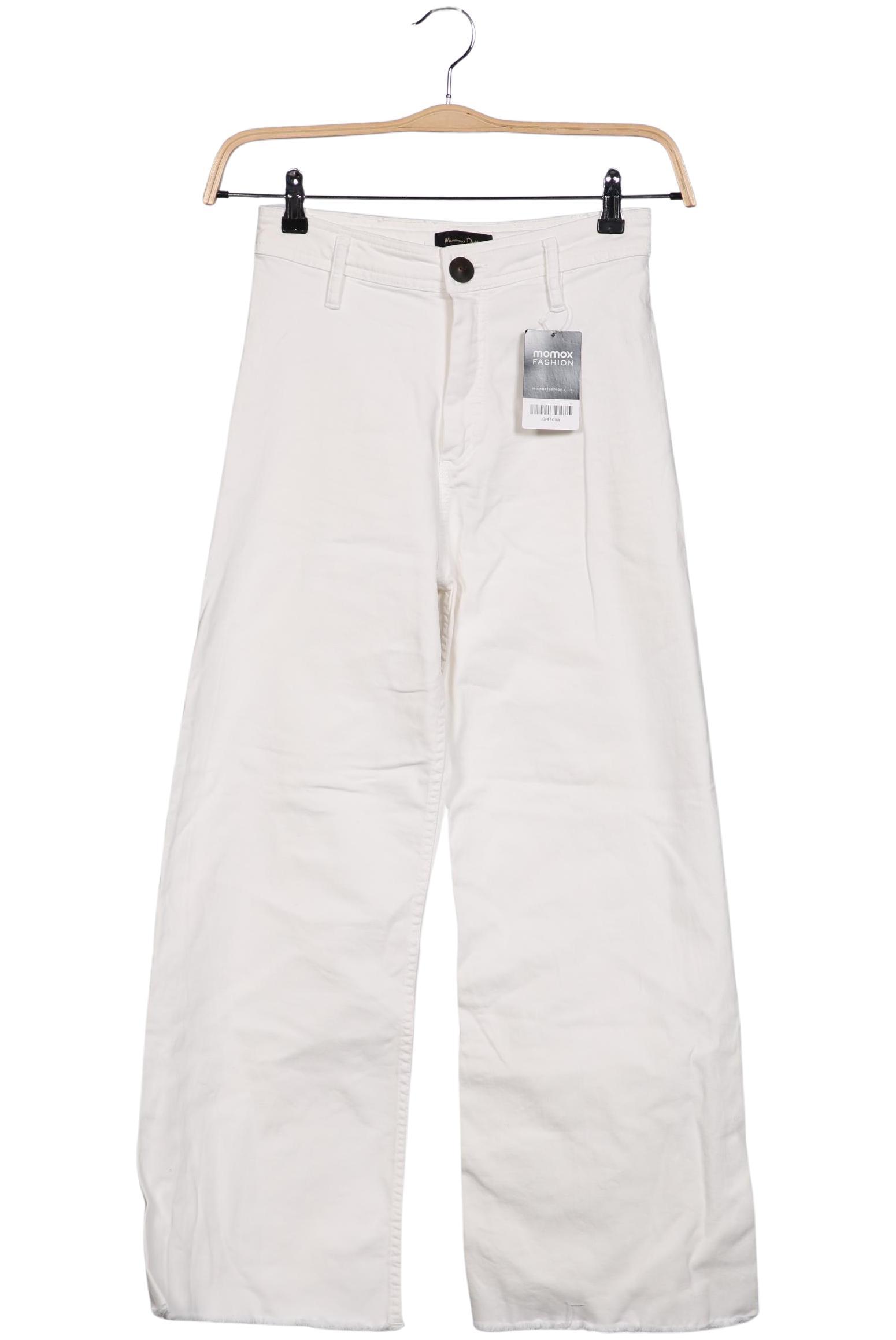 

Massimo Dutti Damen Jeans, weiß, Gr. 36