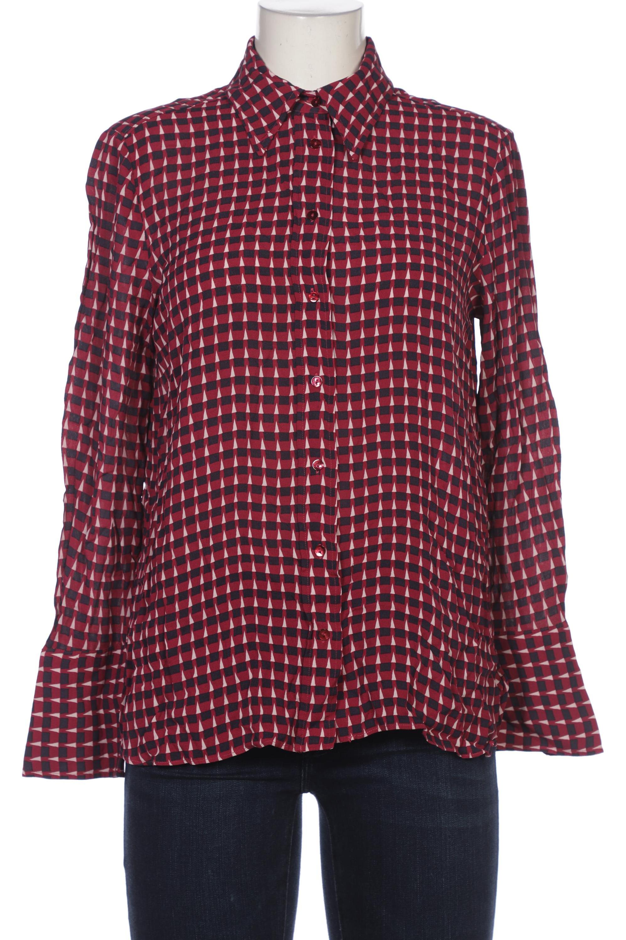 

Massimo Dutti Damen Bluse, bordeaux, Gr. 40